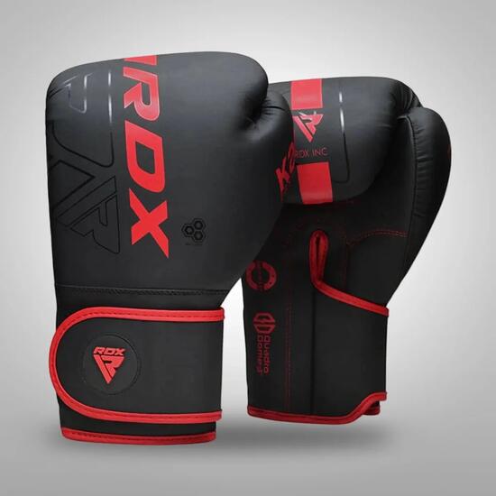 Gants de boxe RDX F6 Kara – Noir/Rouge – 16oz