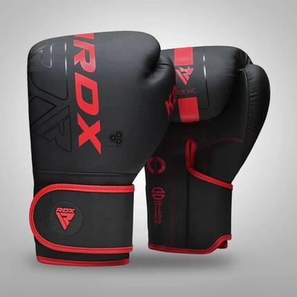 Gants de boxe RDX F6 Kara – Noir/Rouge – 16oz