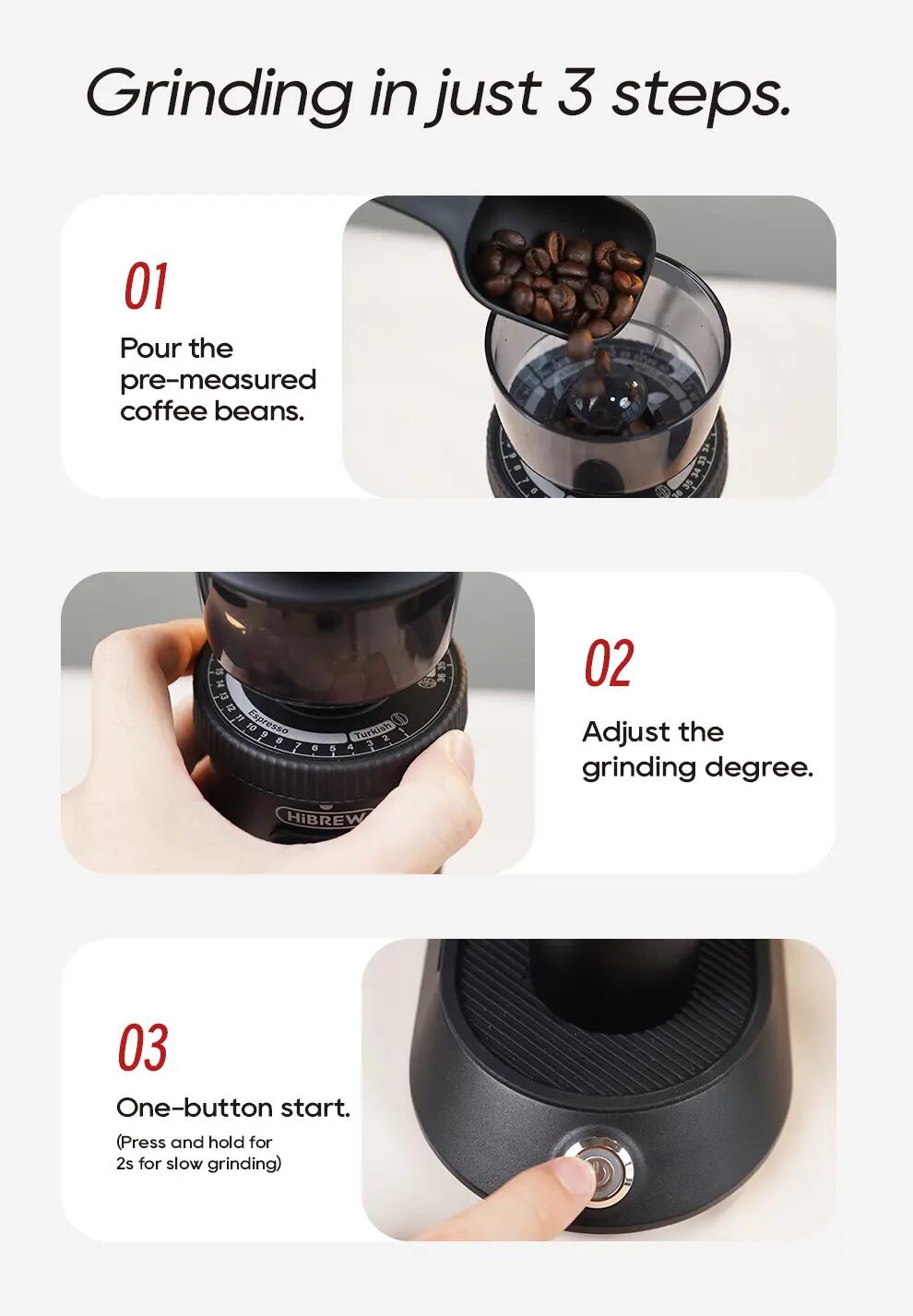 Machine à expresso semi-automatique Hibrew H10B, avec mousseur à lait, 20 bars 13/15