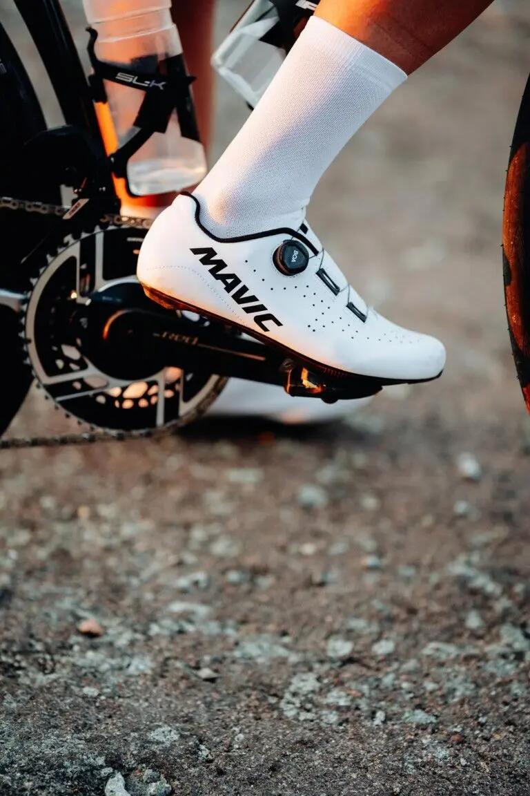 Zapatillas de carretera Mavic Cosmic Boa blancas 6/6