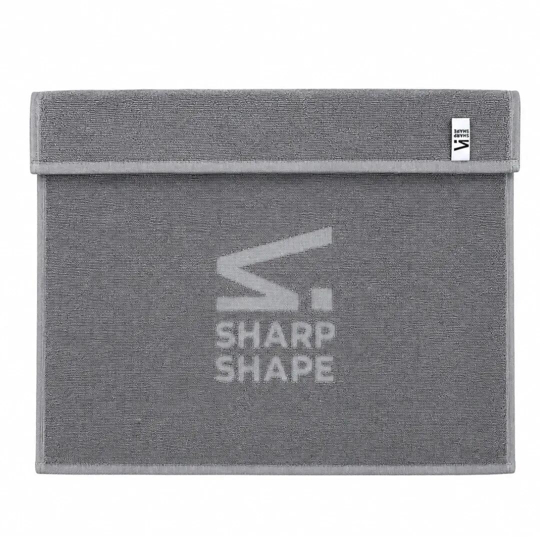 Fitness ručník šedý Sharp Shape 2/3