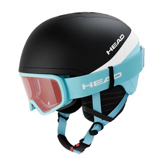 Skihelm / Snowboardhelm Yuki Set Team + Brille Jungen