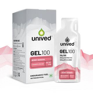 Gel 100- Berry Banana- Box of 6 Sachets