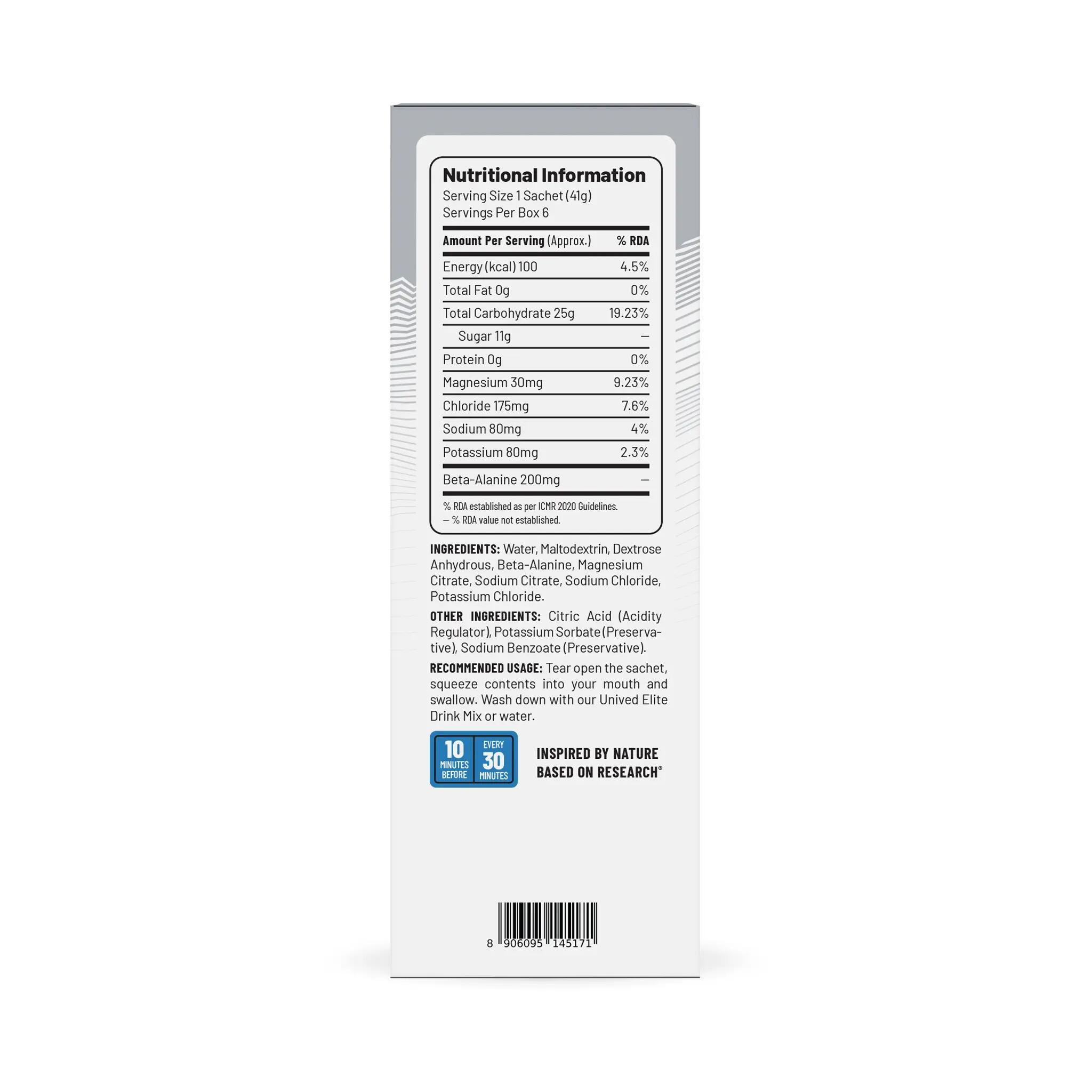 Gel 100 -Bare Naked  - Box of 6 Sachets -  4