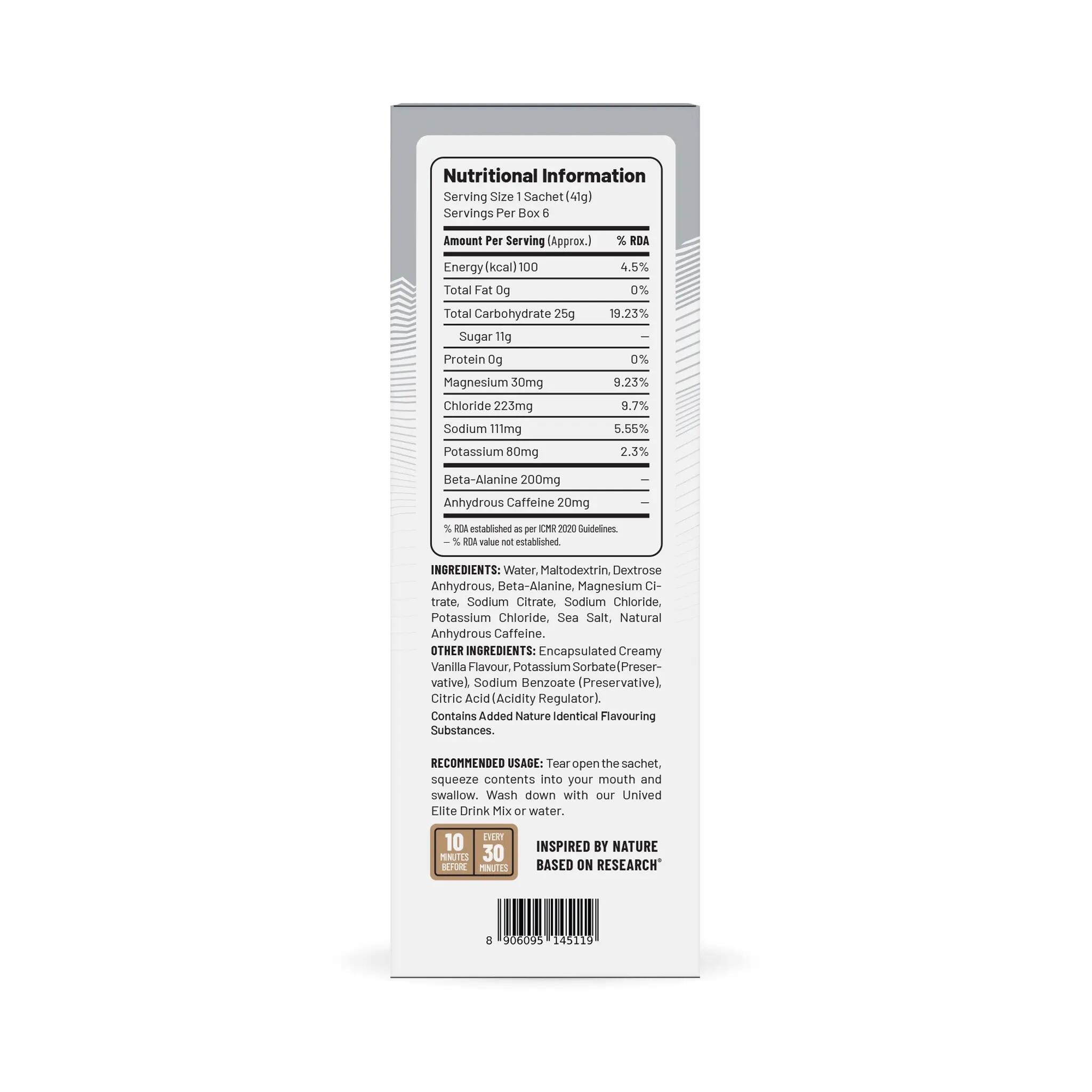Gel-100-Vanilla-Bean-Box-of-6 Sachets -  4