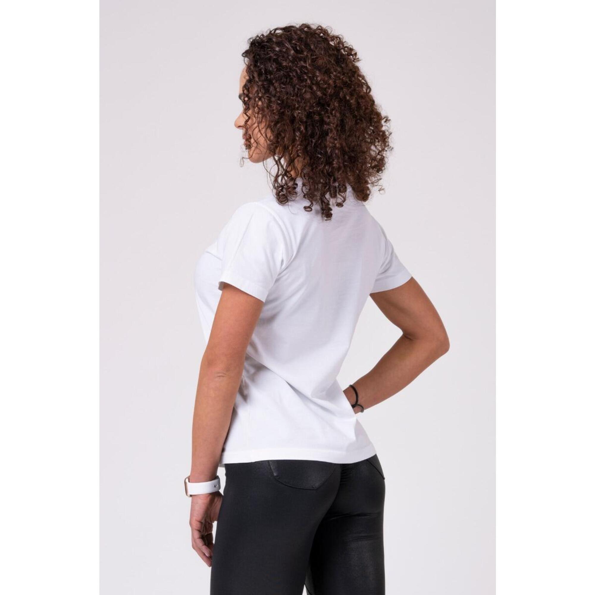 Koszulka fitness damska Nebbia Basic biała