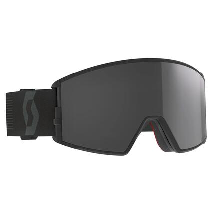 Ski-/Snowboardbrille React Mineral Black Solar - Black Chrome S1+S3 Herren
