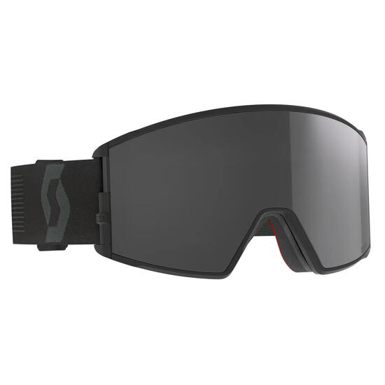 Ski-/Snowboardbrille React Mineral Black Solar - Black Chrome S1+S3 Herren