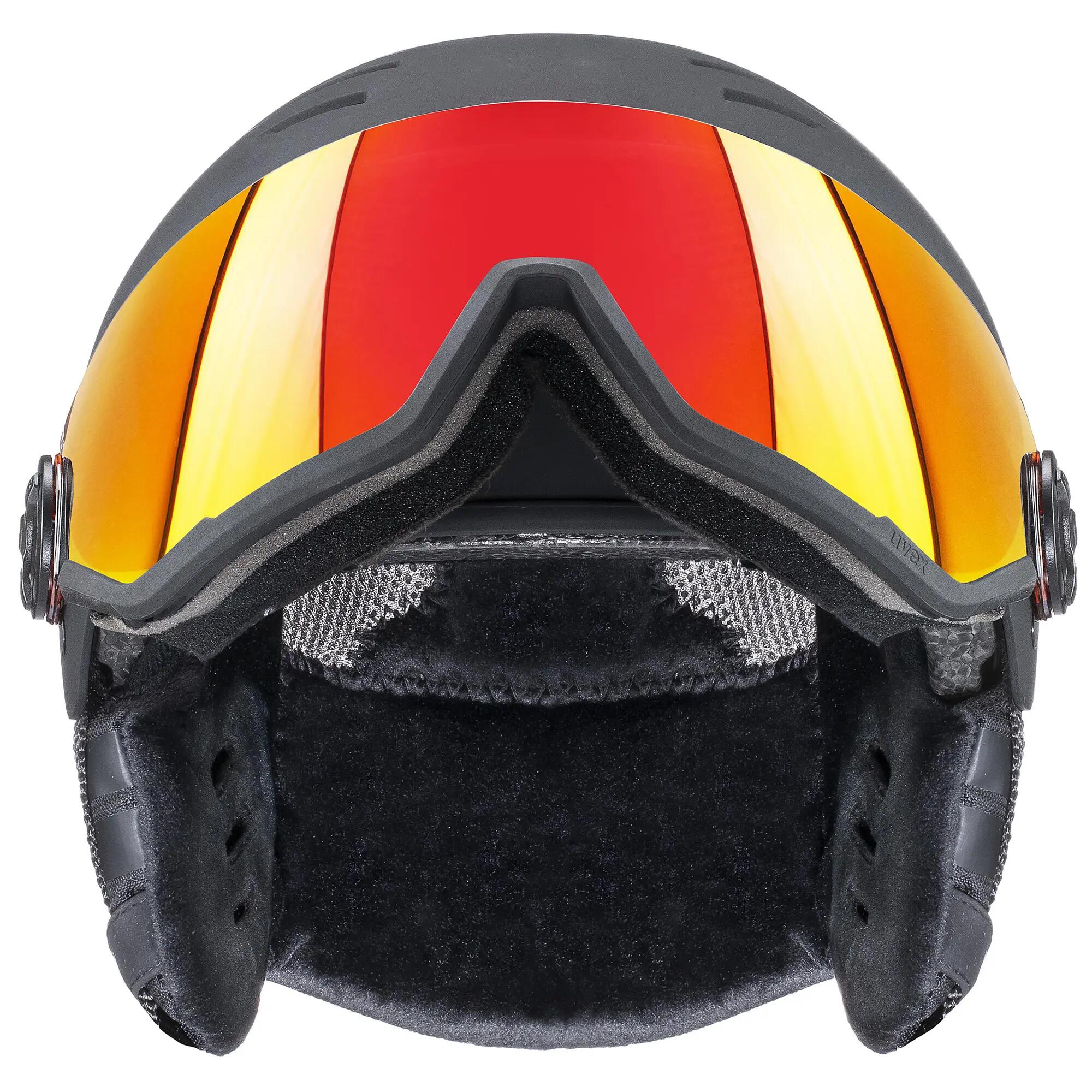 Ski- en snowboardhelm Wanted Visor Black Matt heren 3/6
