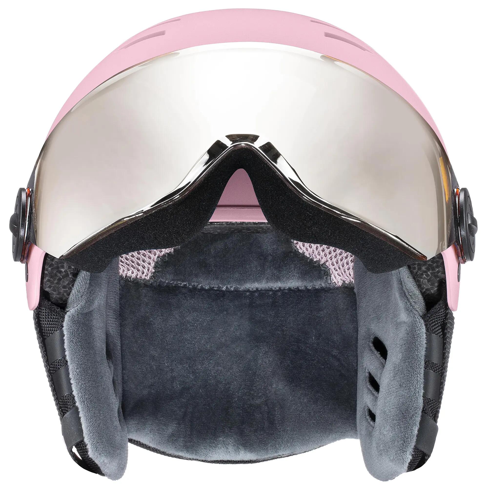 Casque De Ski / Snow Rocket Jr Visor Pink Conf M Fille 3/6