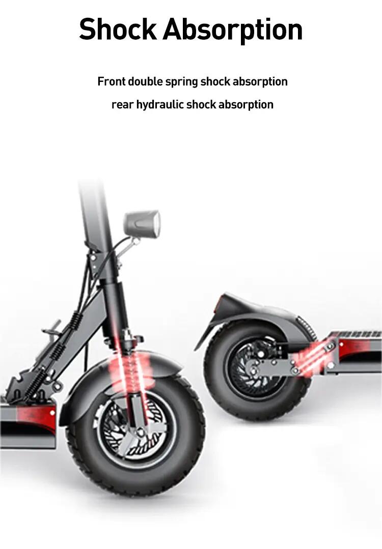 Patinete eléctrico JOYOR Y6-S, 48V 18Ah, neumáticos 10", plegable 9/11