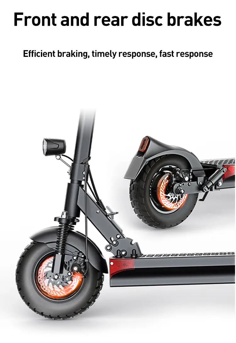 Patinete eléctrico JOYOR Y6-S, 48V 18Ah, neumáticos 10", plegable 10/11