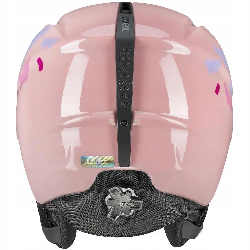 Girls' Viti Pink Puzzle Ski / Snow Helmet 3/5