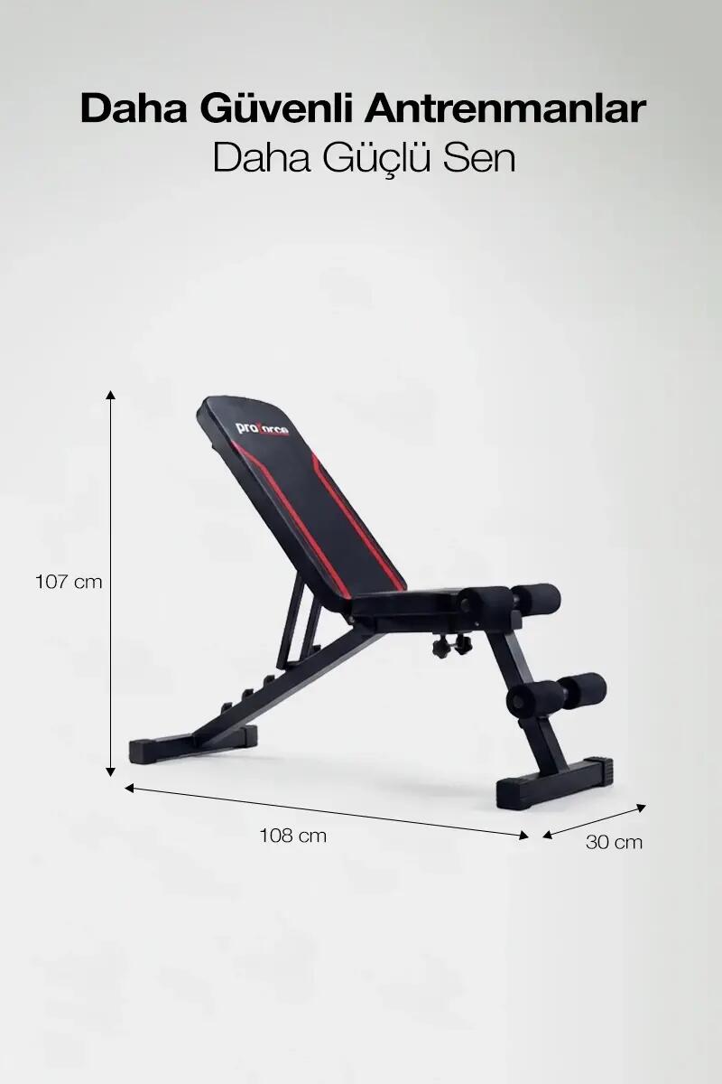 SOLIS Light - Ayarlanabilir & Katlanabilir Bench Sehpası ve Atlama İpi 2/7