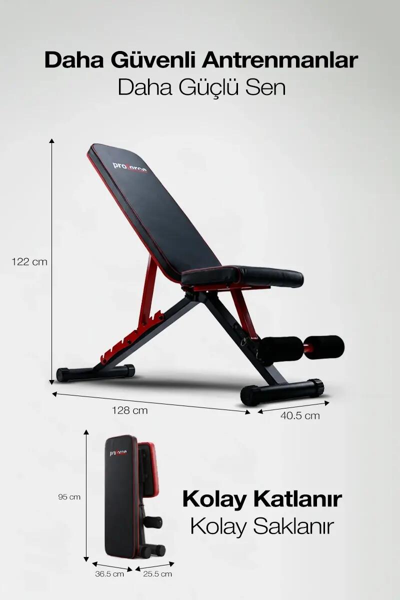 Versal Light - Ayarlanabilir & Katlanabilir Bench Sehpası ve Atlama İpi 2/7