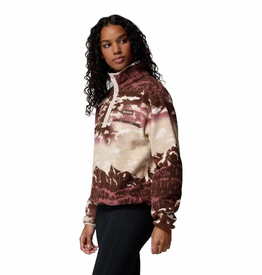 COLUMBIA Helvetia™ II Printed Cropped Half Snap - Tobacco Sisters 4/7