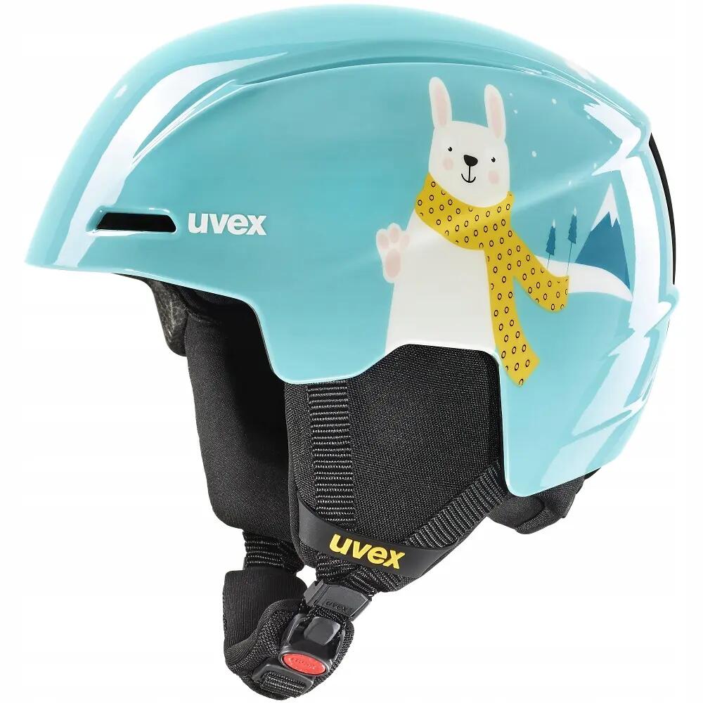 Boys' Viti Turquoise Rabbit Ski / Snowboard Helmet 1/5