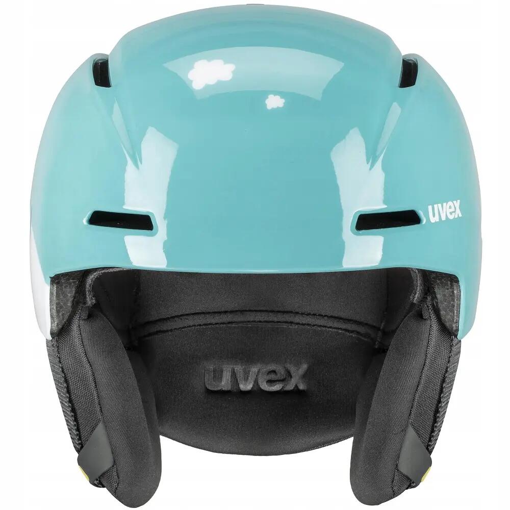 Boys' Viti Turquoise Rabbit Ski / Snowboard Helmet 2/5