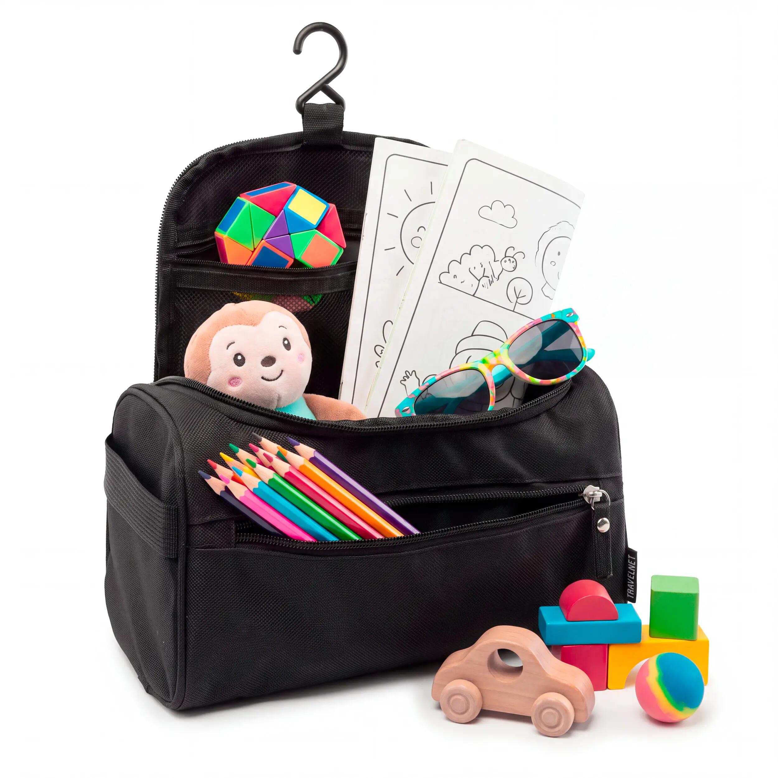 Travelnet Trousse de toilette avec crochet, spacieuse, 4,5 L 4/7