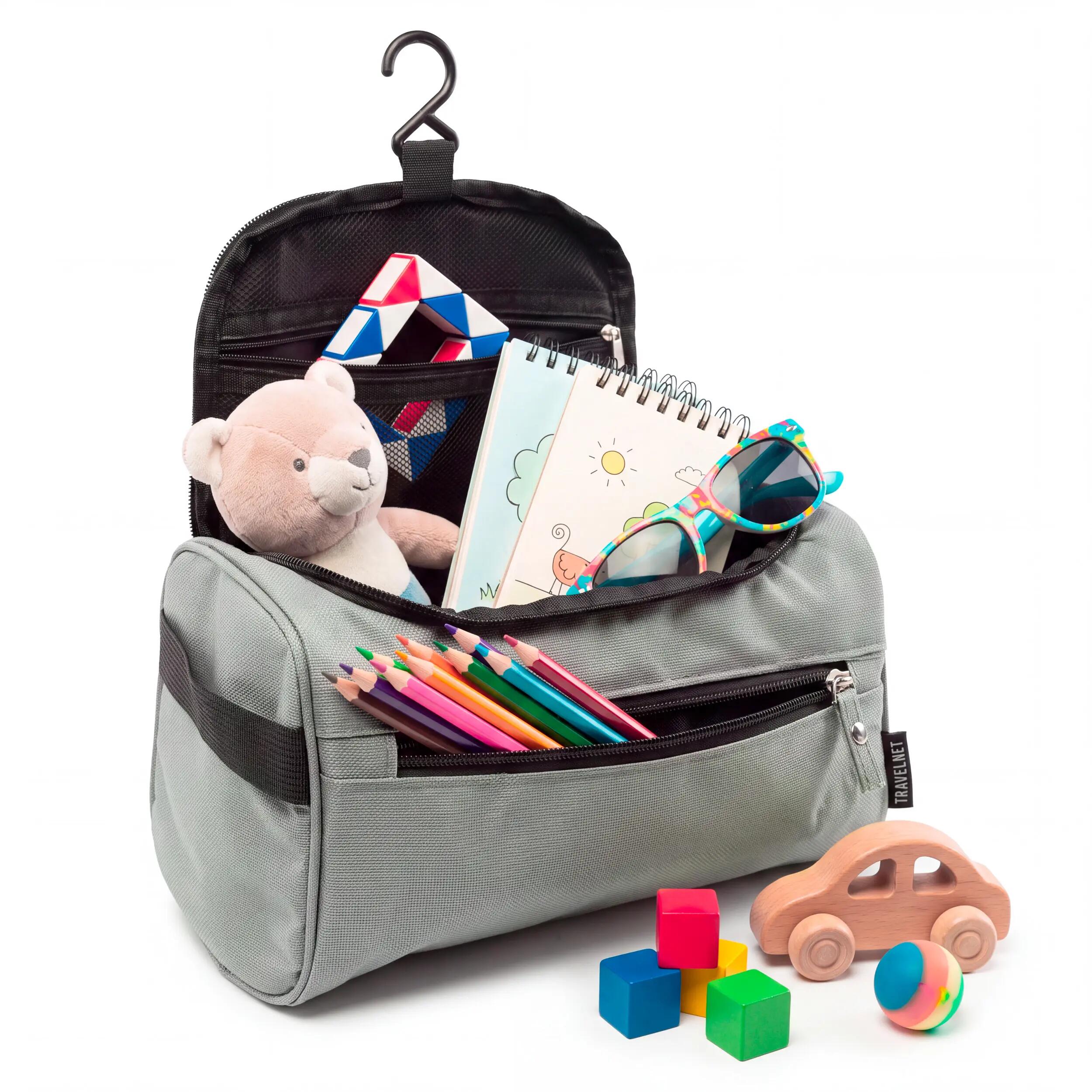 Travelnet Trousse de toilette avec crochet, spacieuse, 4,5 L 4/7