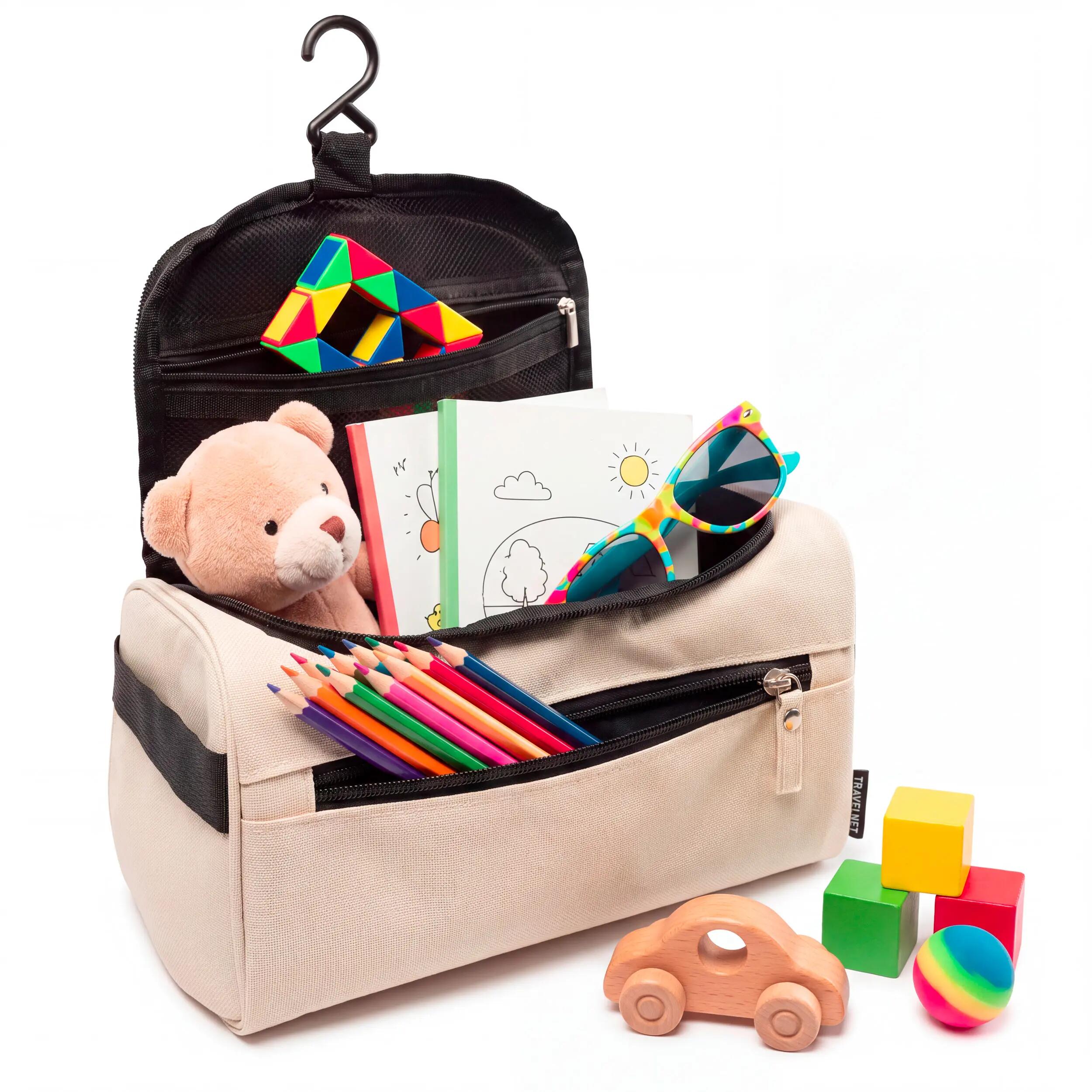 Travelnet Beauty Case con Gancio, Beauty Case da Viaggio Spazioso 4,5 litri 4/7