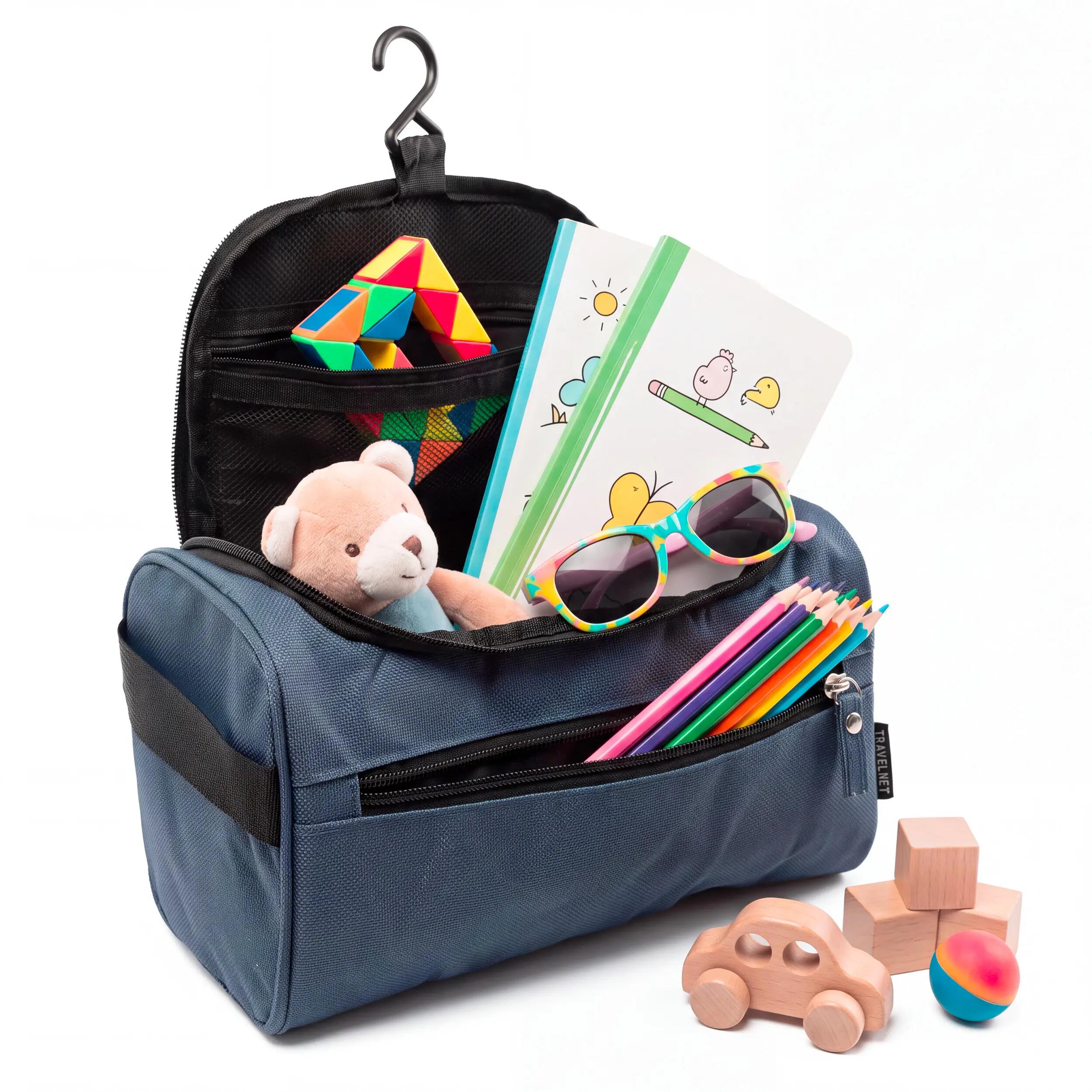 Travelnet Beauty Case con Gancio, Beauty Case da Viaggio Spazioso 4,5 litri 3/7