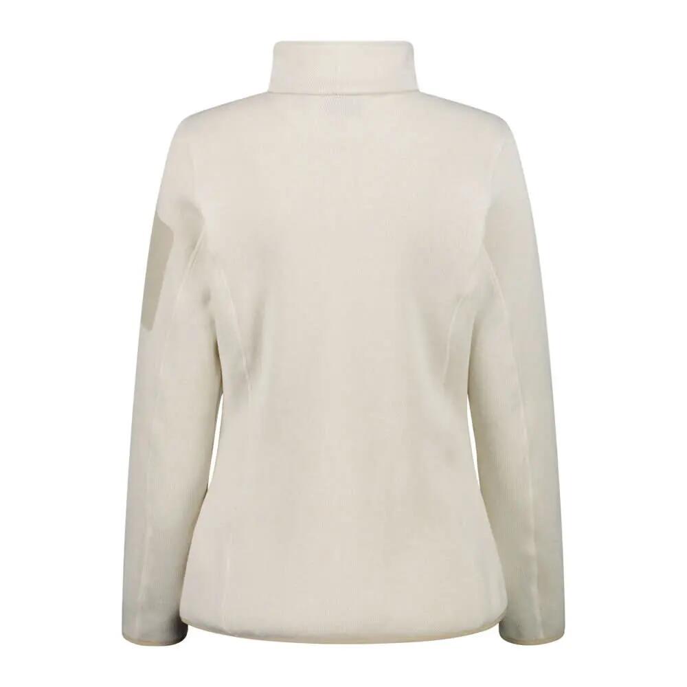 Polar E Camisolas Mulher - CMP Knitted Melange Fleece W -  Bianco/Gesso 3/5