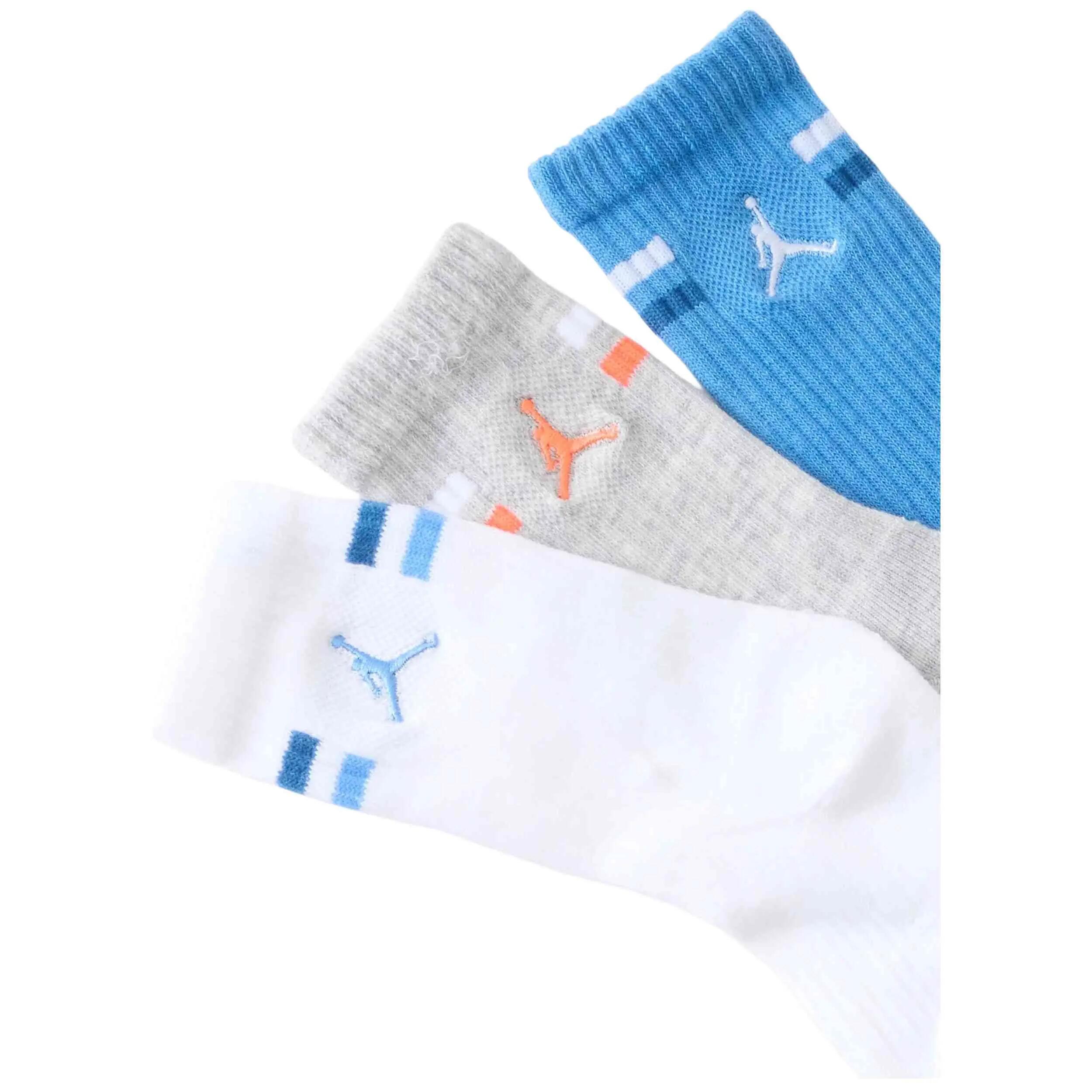 Chaussettes Jordan modèle Icon Stripe "True Blue" pour unisexe 2/2