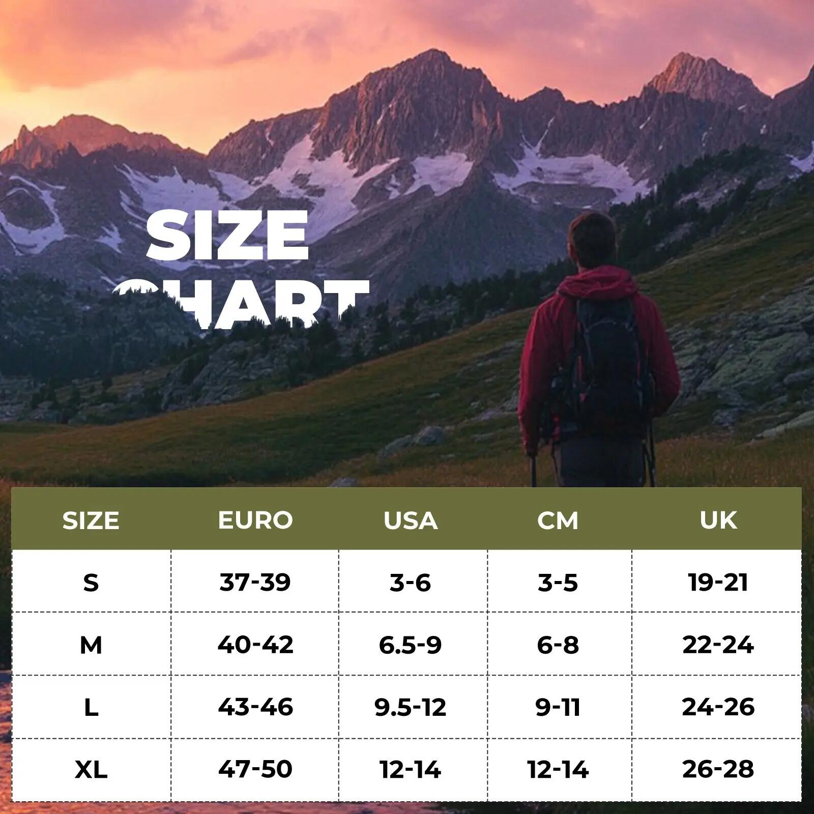 Qunature Wasserdichte Socken für Outdoor-Sport, Ski und Wandern 7/7