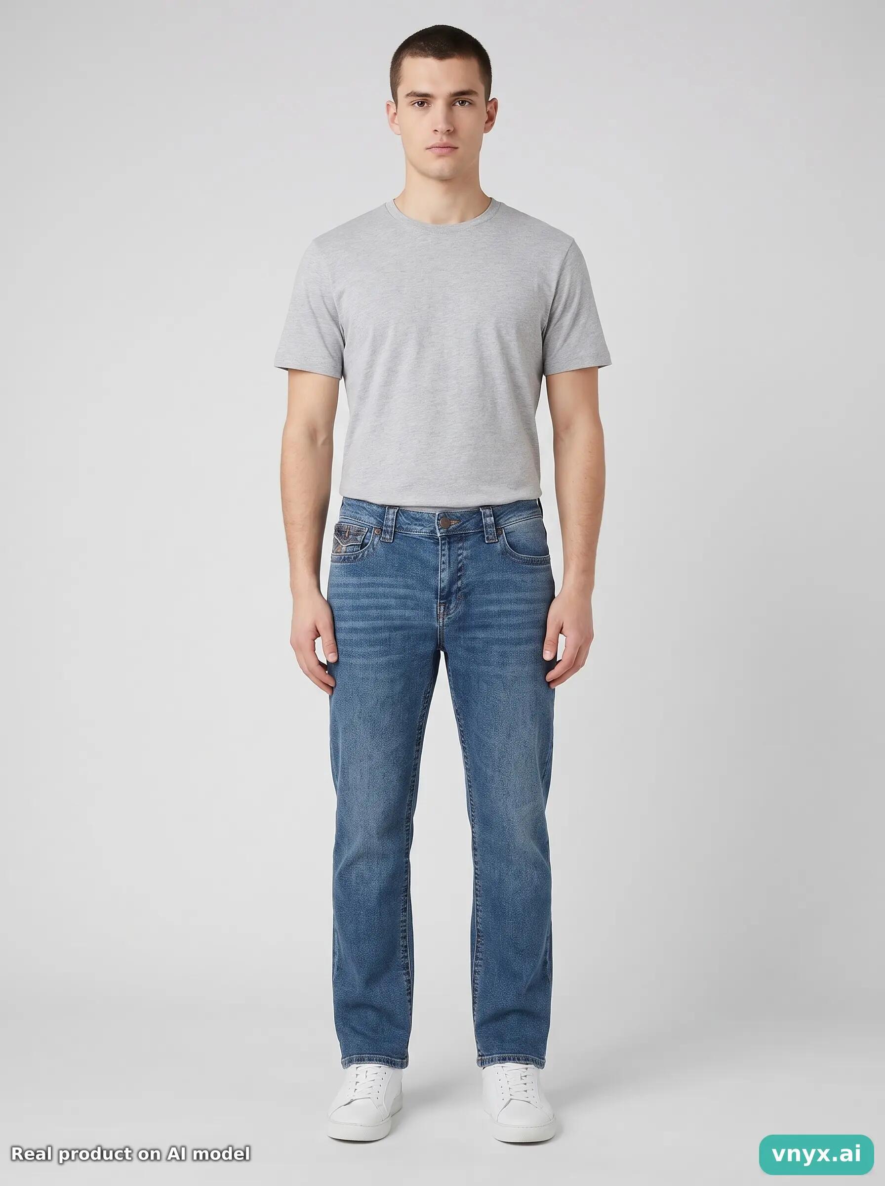 Second Life - Vintage True Religion Dark Blue Jeans Men 30 L24 6/6