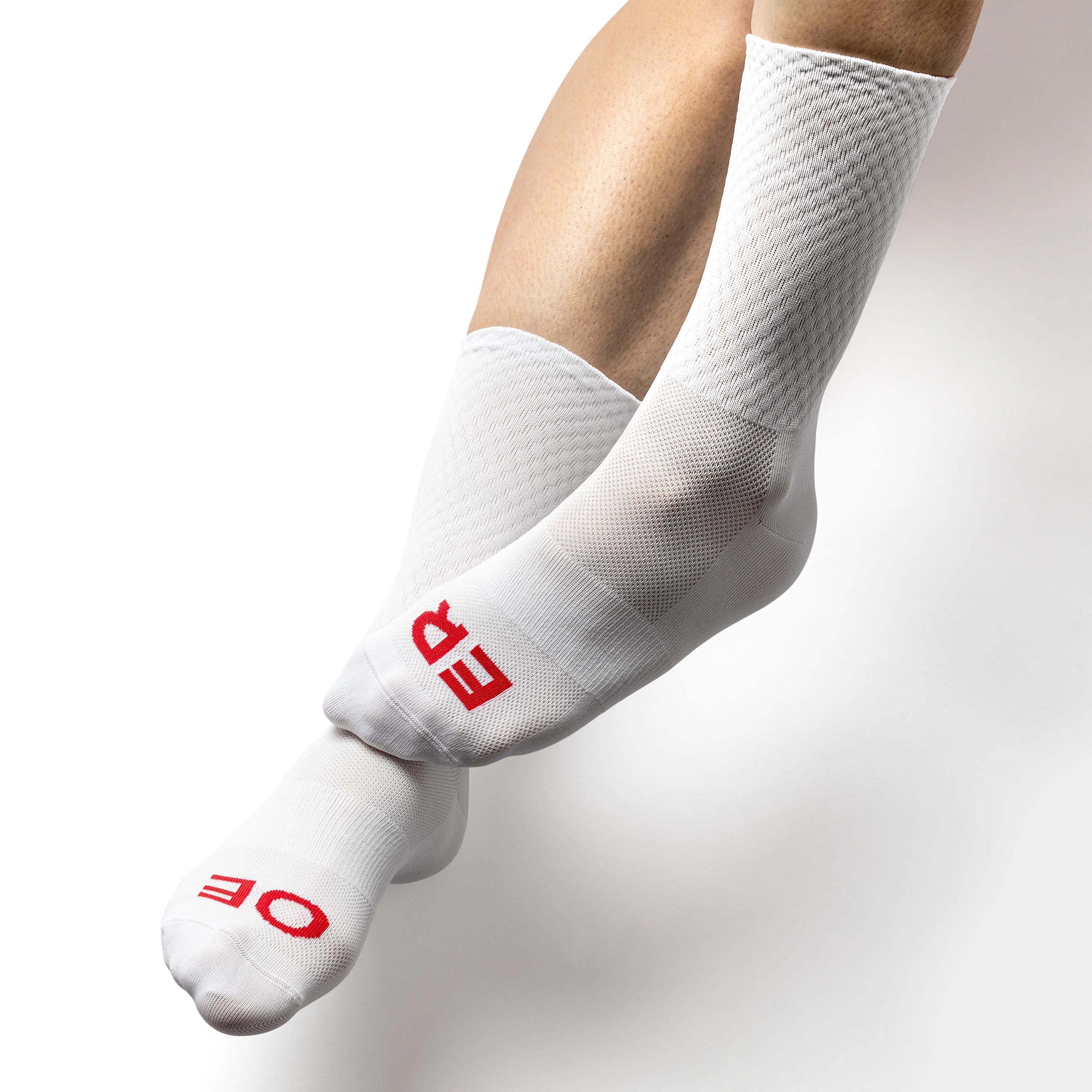 Meias Eroe Logo White (Red) 5/5