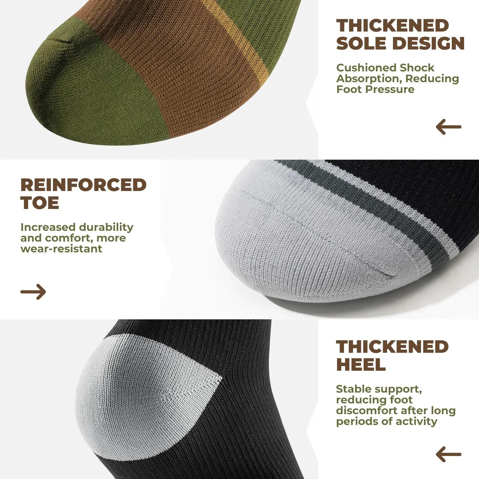 Qunature Wasserdichte Socken für Outdoor-Sport, Ski und Wandern 5/7