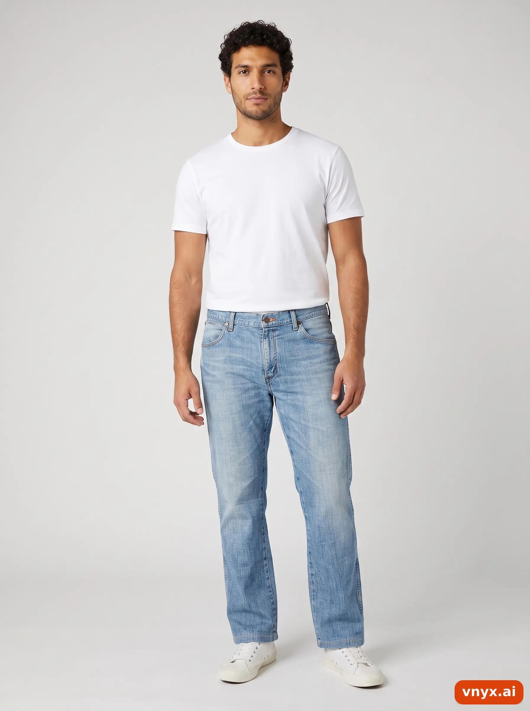 Second Life - Vintage Wrangler Blue Jeans Men W35 L28 3/6