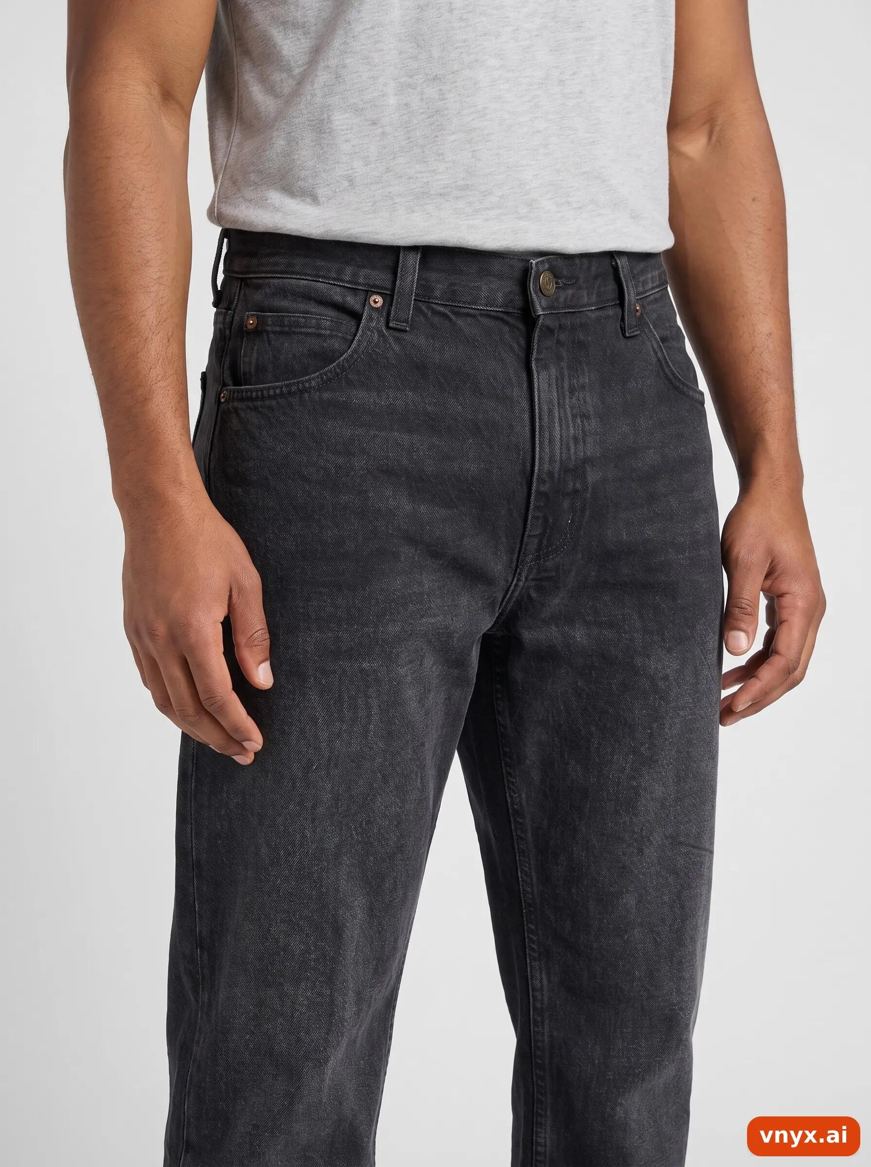 Second Life - Vintage Lee Black Jeans Men W33 5/6