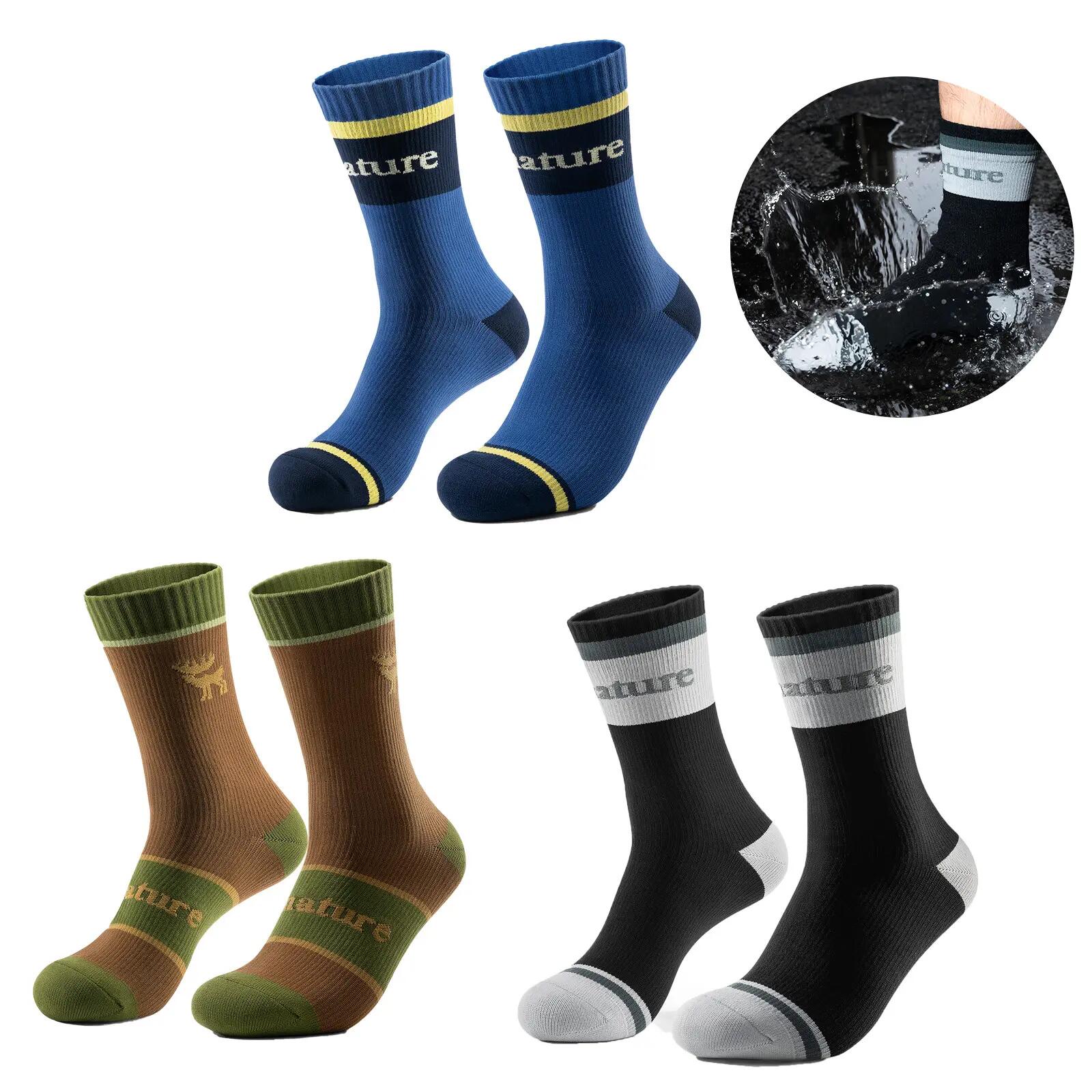 Qunature Wasserdichte Socken für Outdoor-Sport, Ski und Wandern 2/7