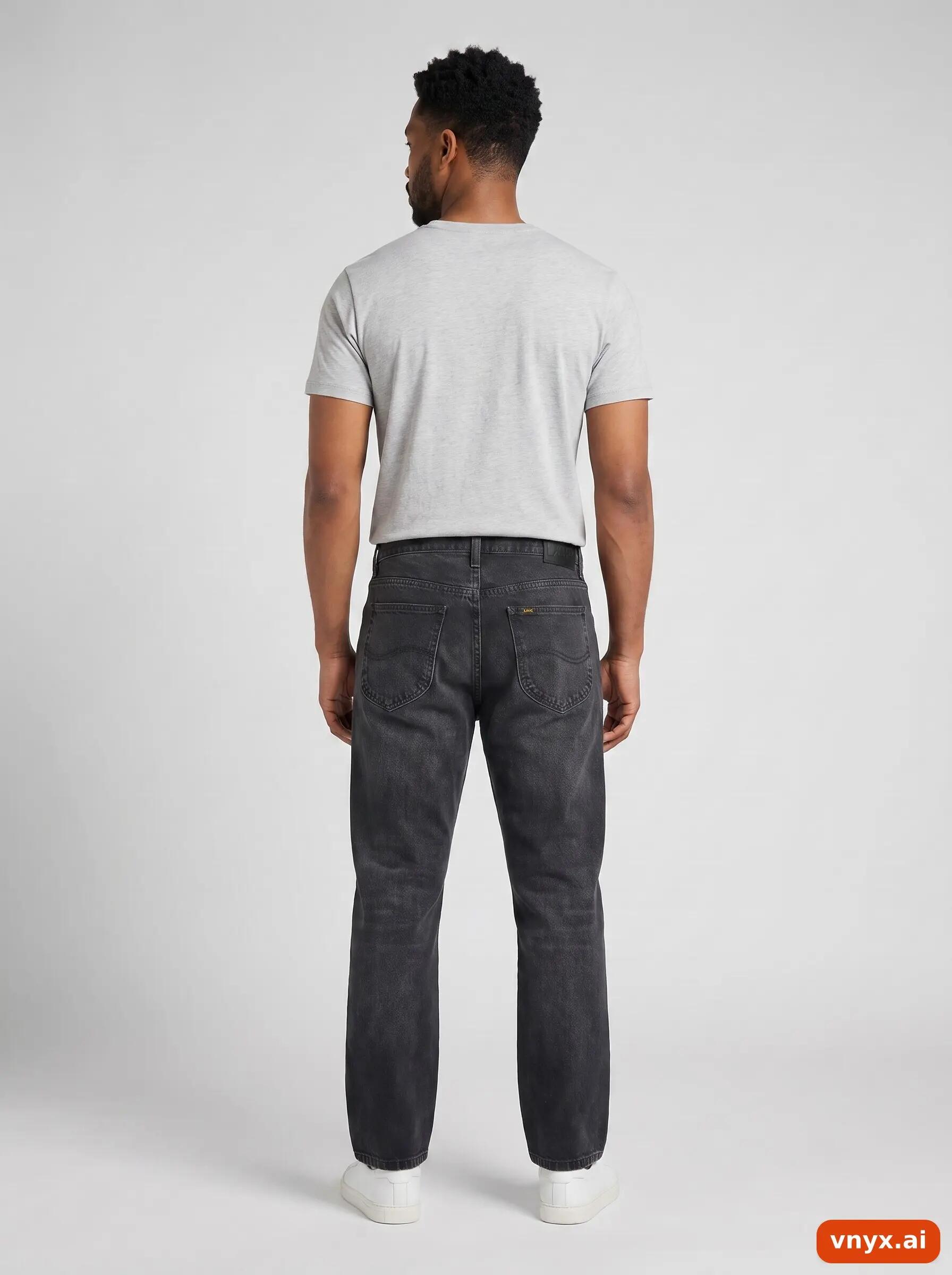 Second Life - Vintage Lee Black Jeans Men W33 2/6