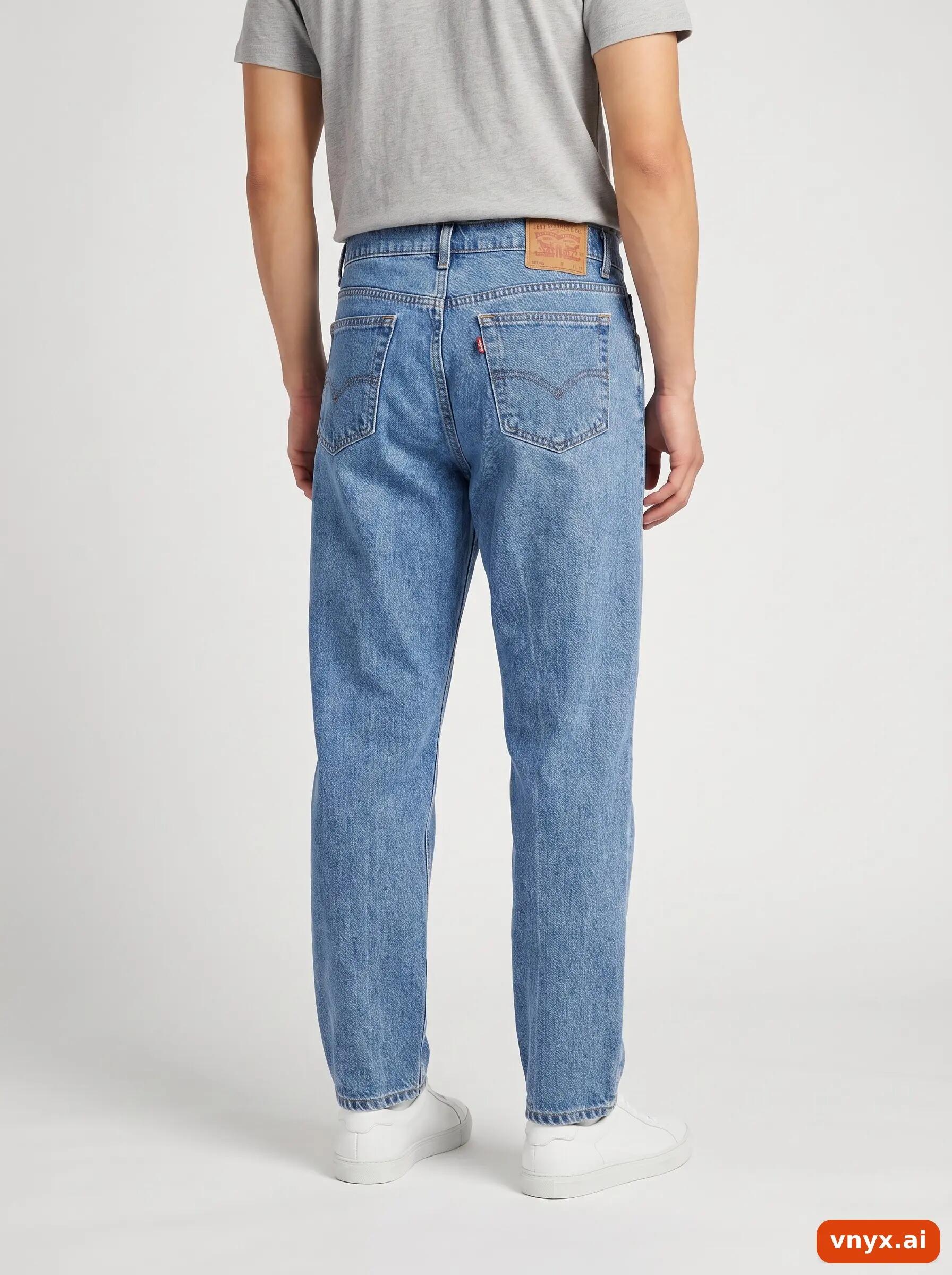 Second Life - Vintage LEVI STRAUSS & CO. Blue Jeans Men W36 L30 2/6