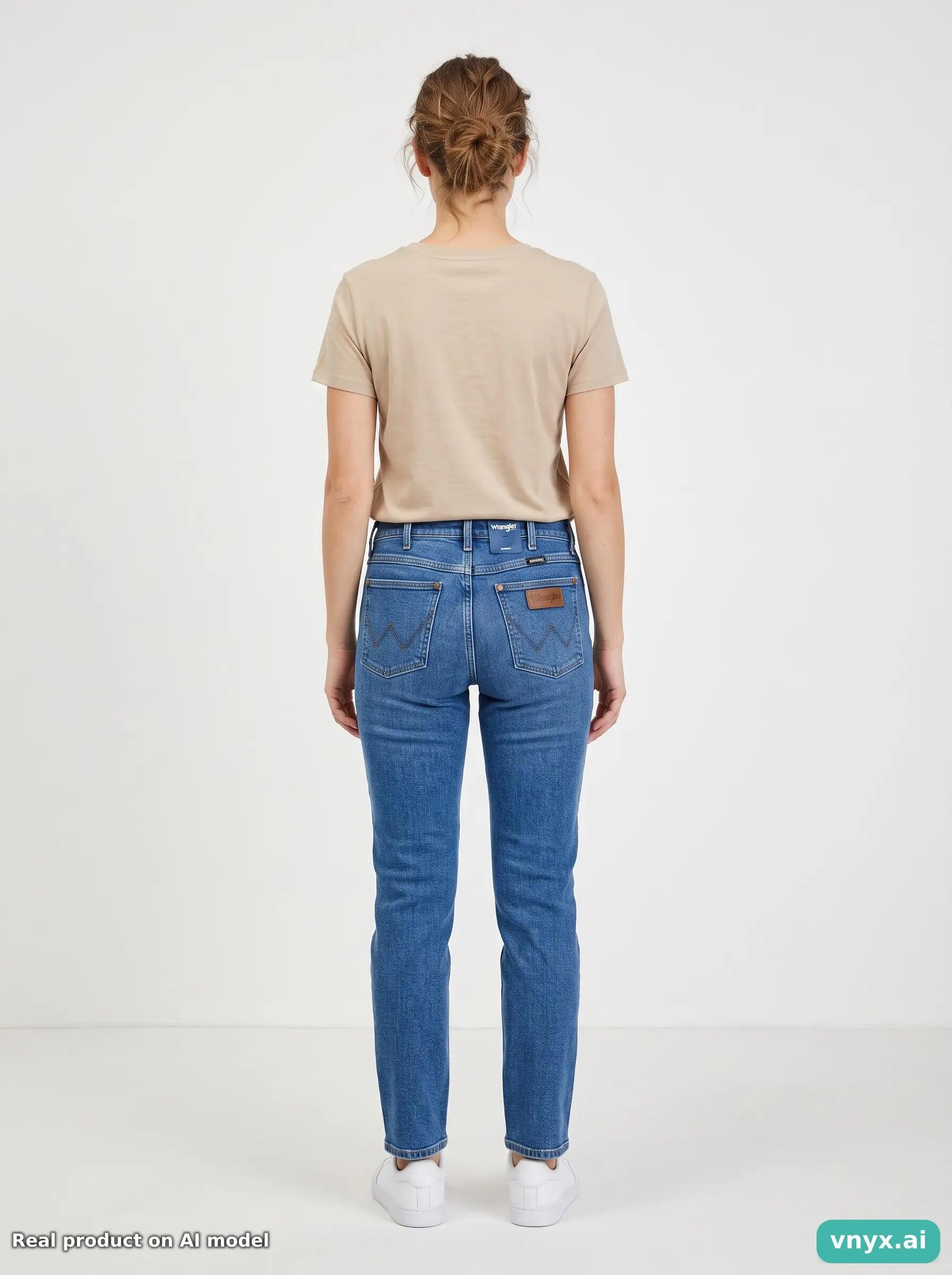 Second Life - Vintage Wrangler Light Blue Jeans Women 26 L34 6/6
