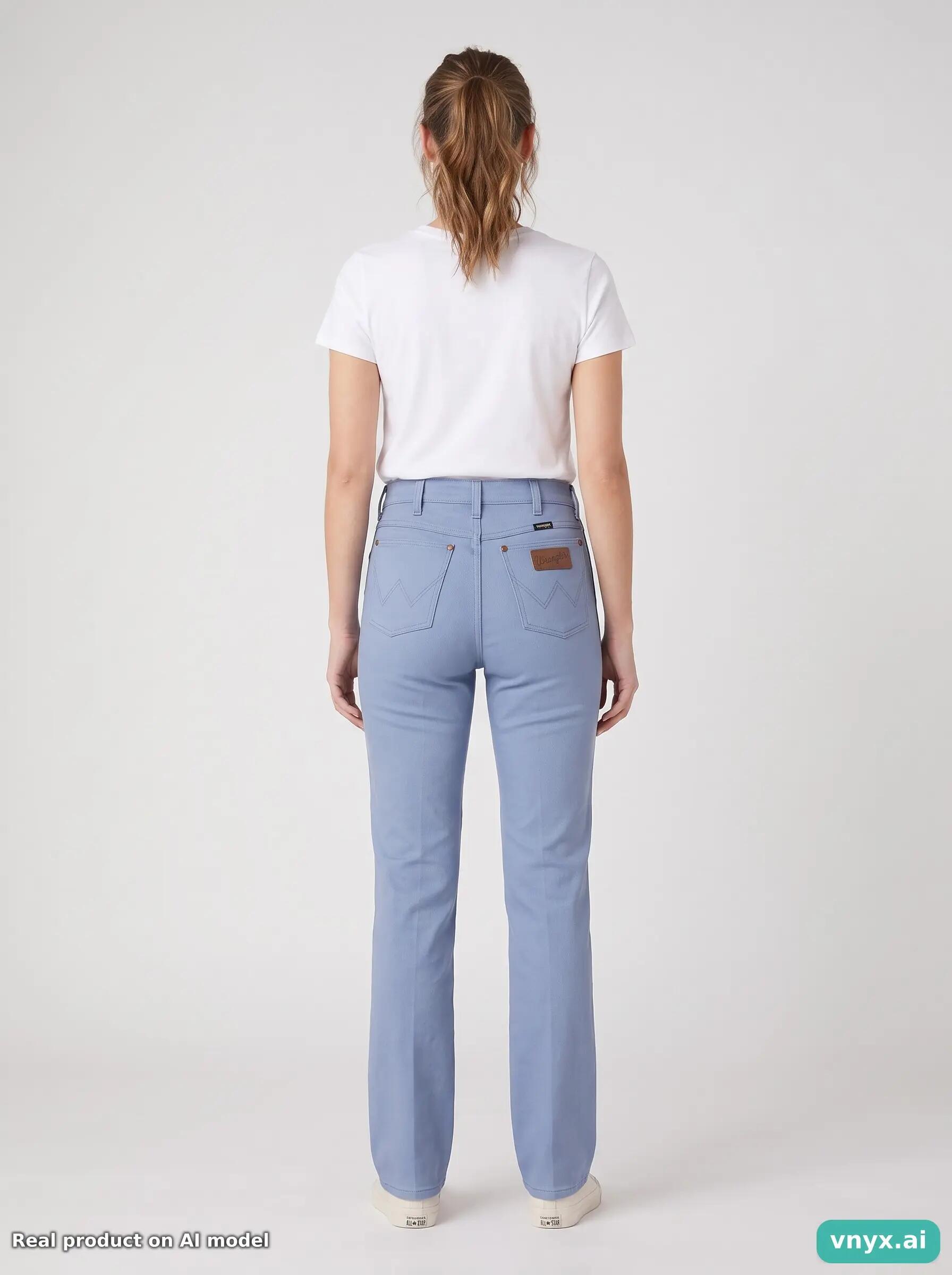 Second Life - Vintage Wrangler Light Blue Jeans Women 26 L34 4/6