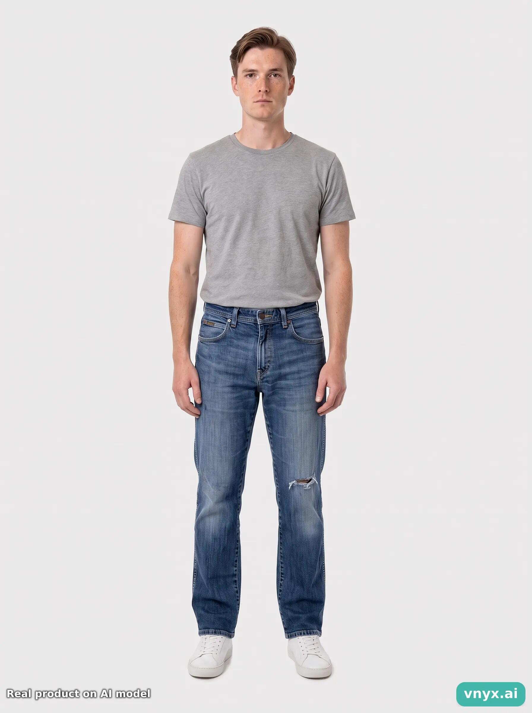 Second Life - Vintage Wrangler Blue Jeans Men W30 L30 6/6