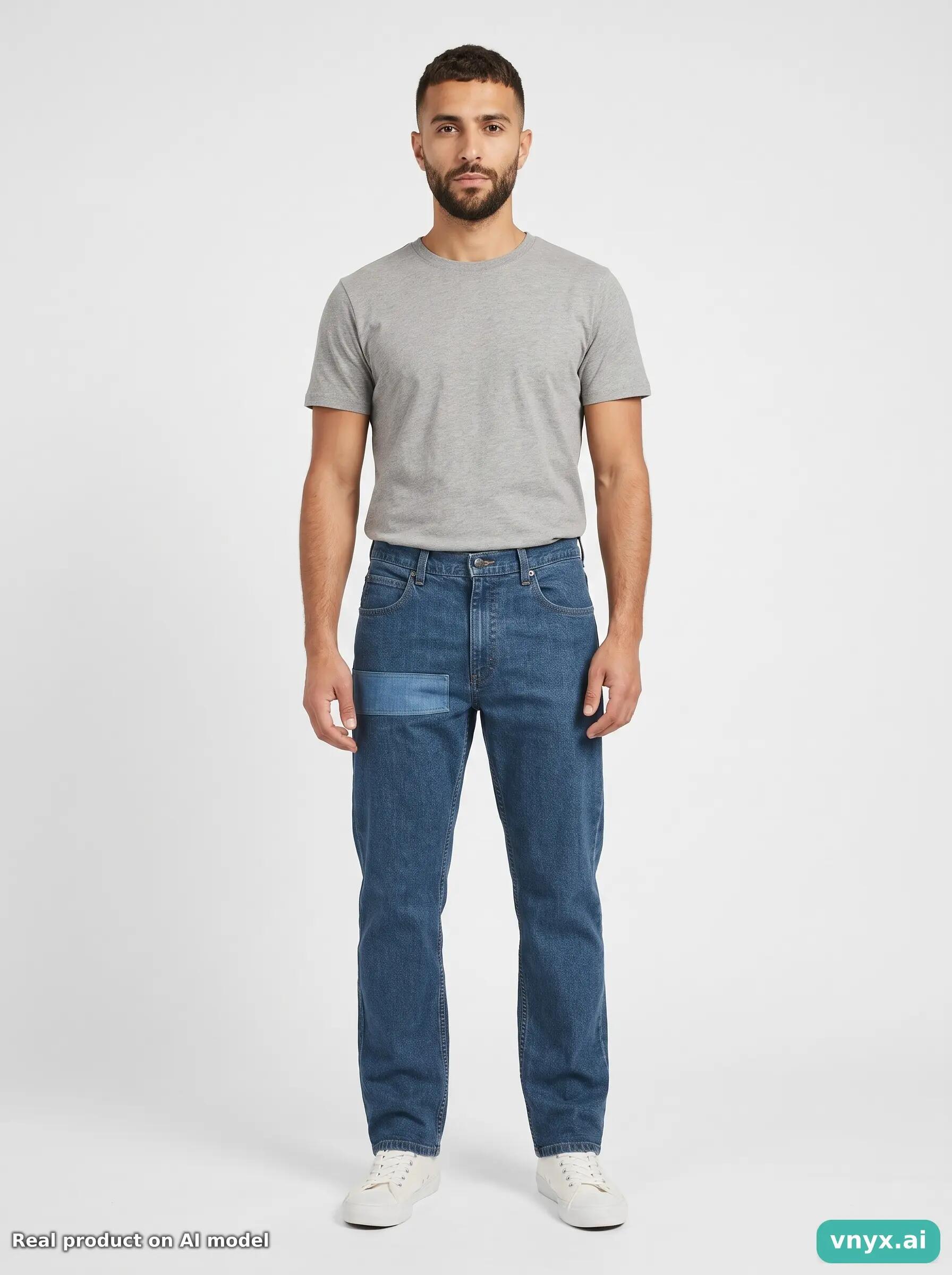 Second Life - Dickies Blue Jeans Men 34x32 3/6