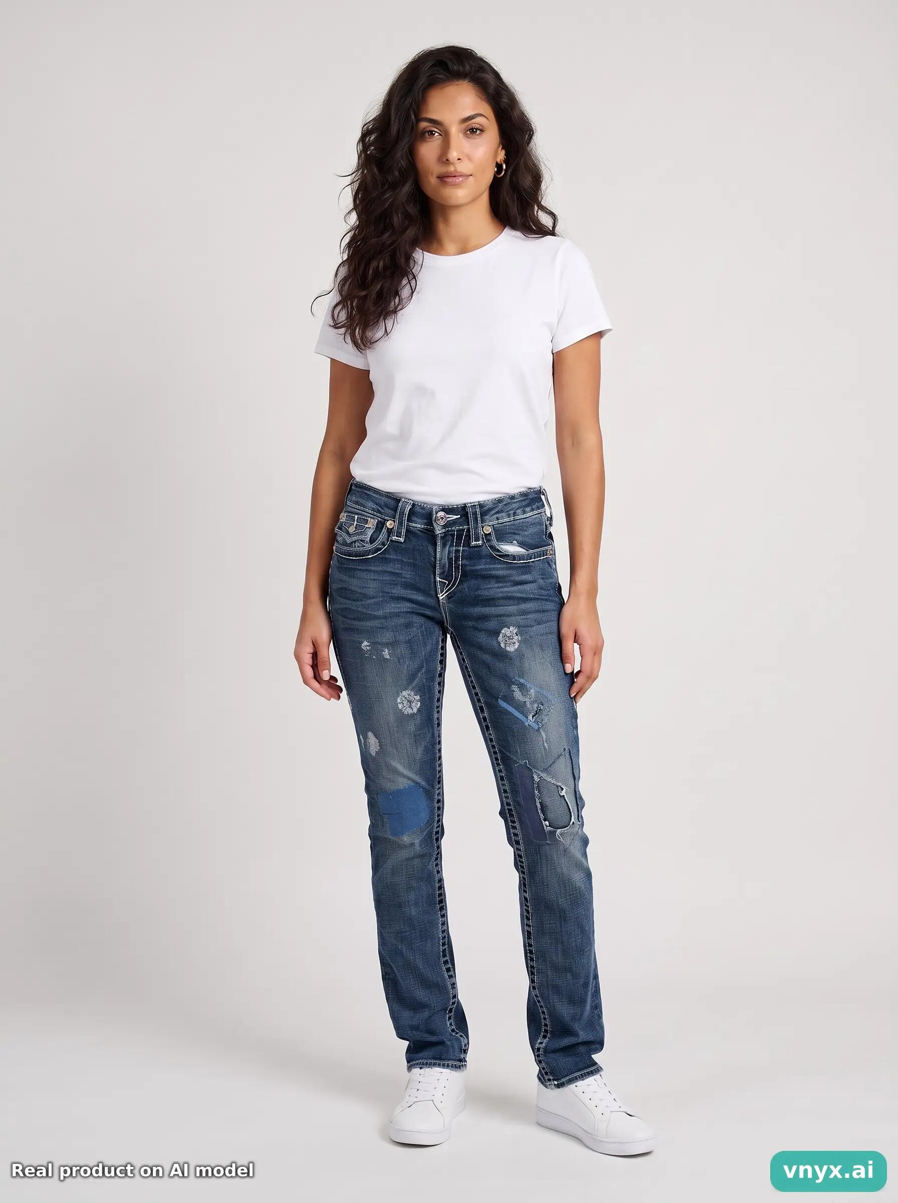 Second Life - Vintage True Religion Blue Jeans Women W25 6/6