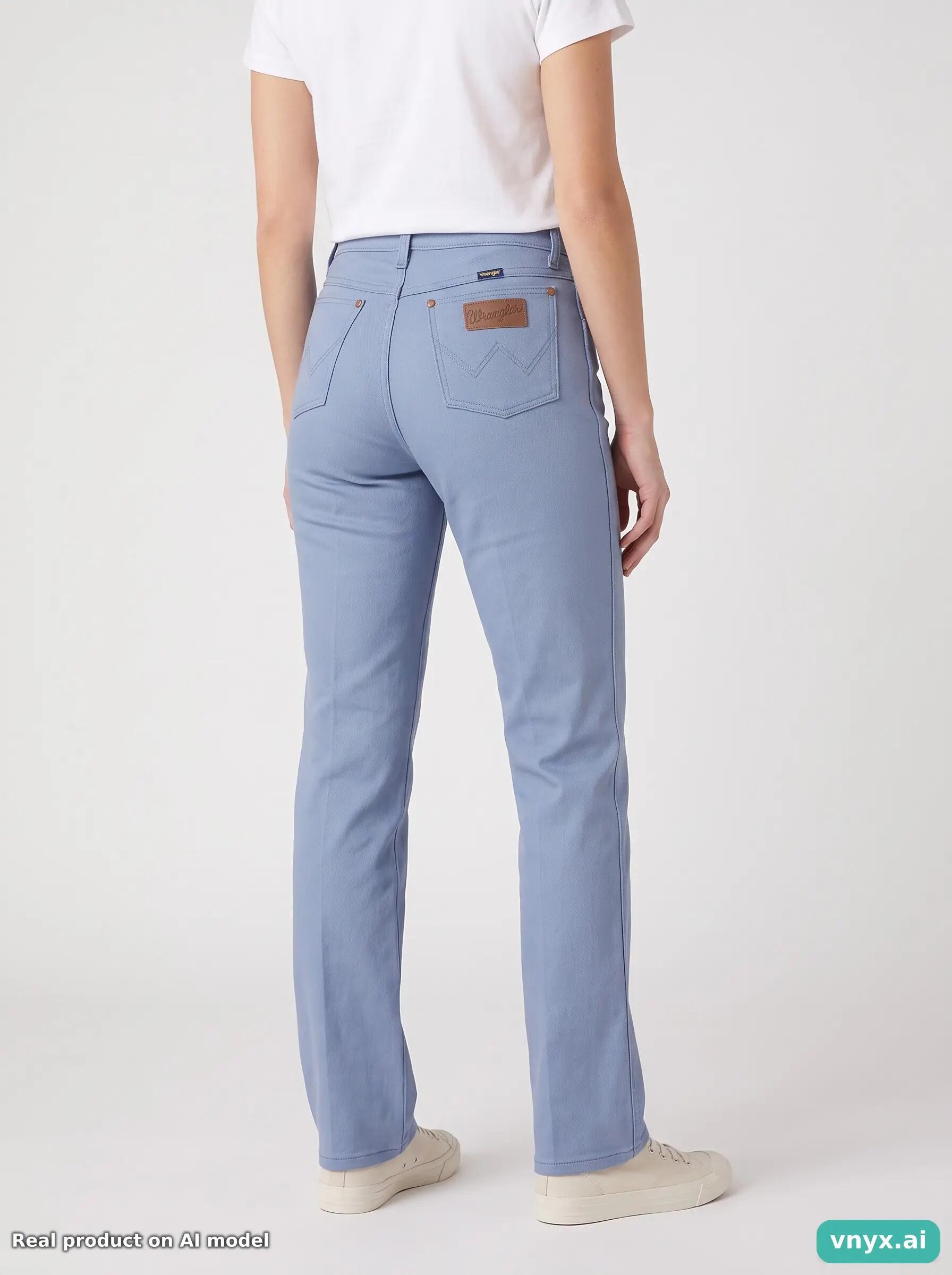 Second Life - Vintage Wrangler Light Blue Jeans Women 26 L34 2/6