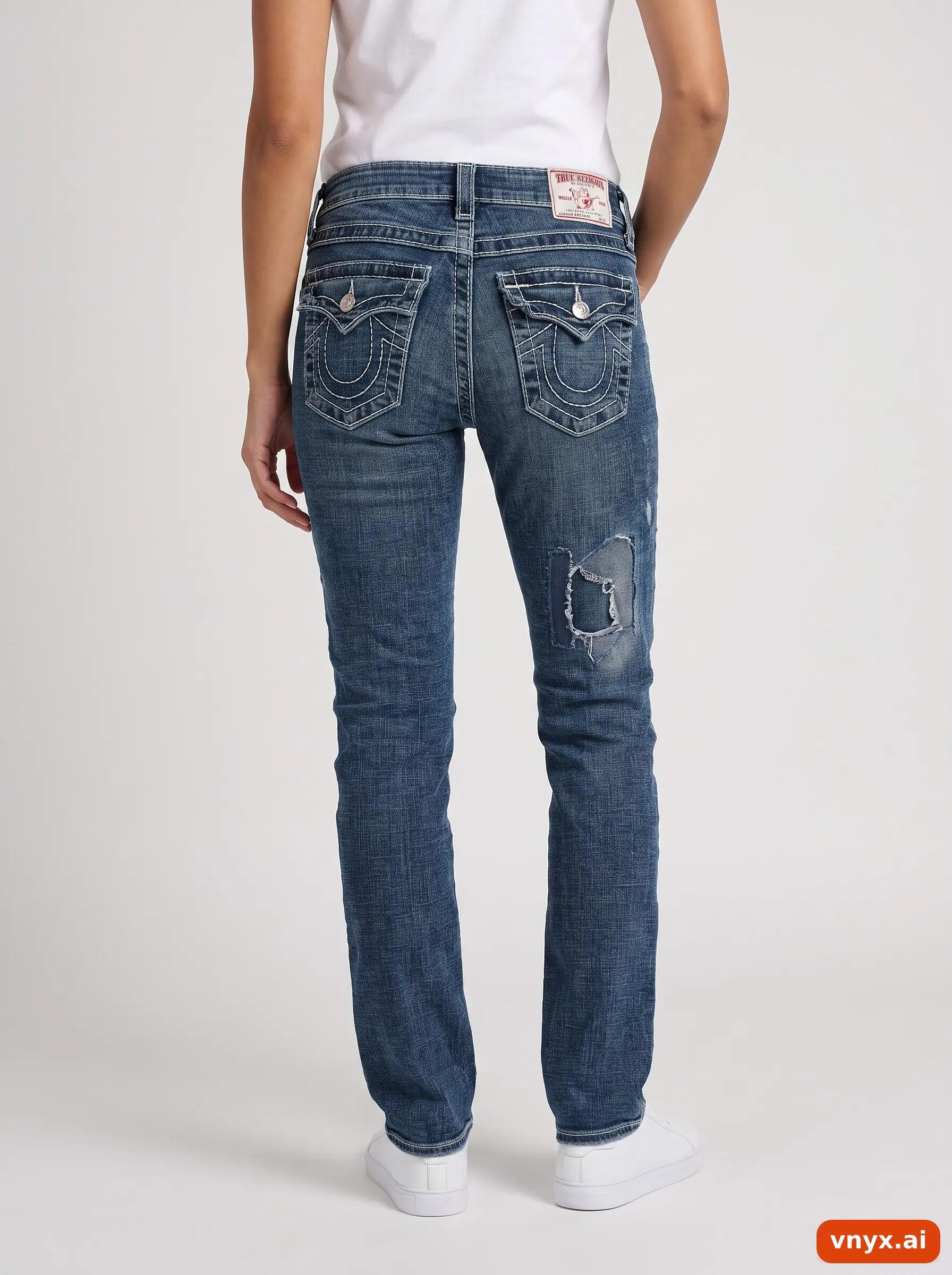 Second Life - Vintage True Religion Blue Jeans Women W25 5/6