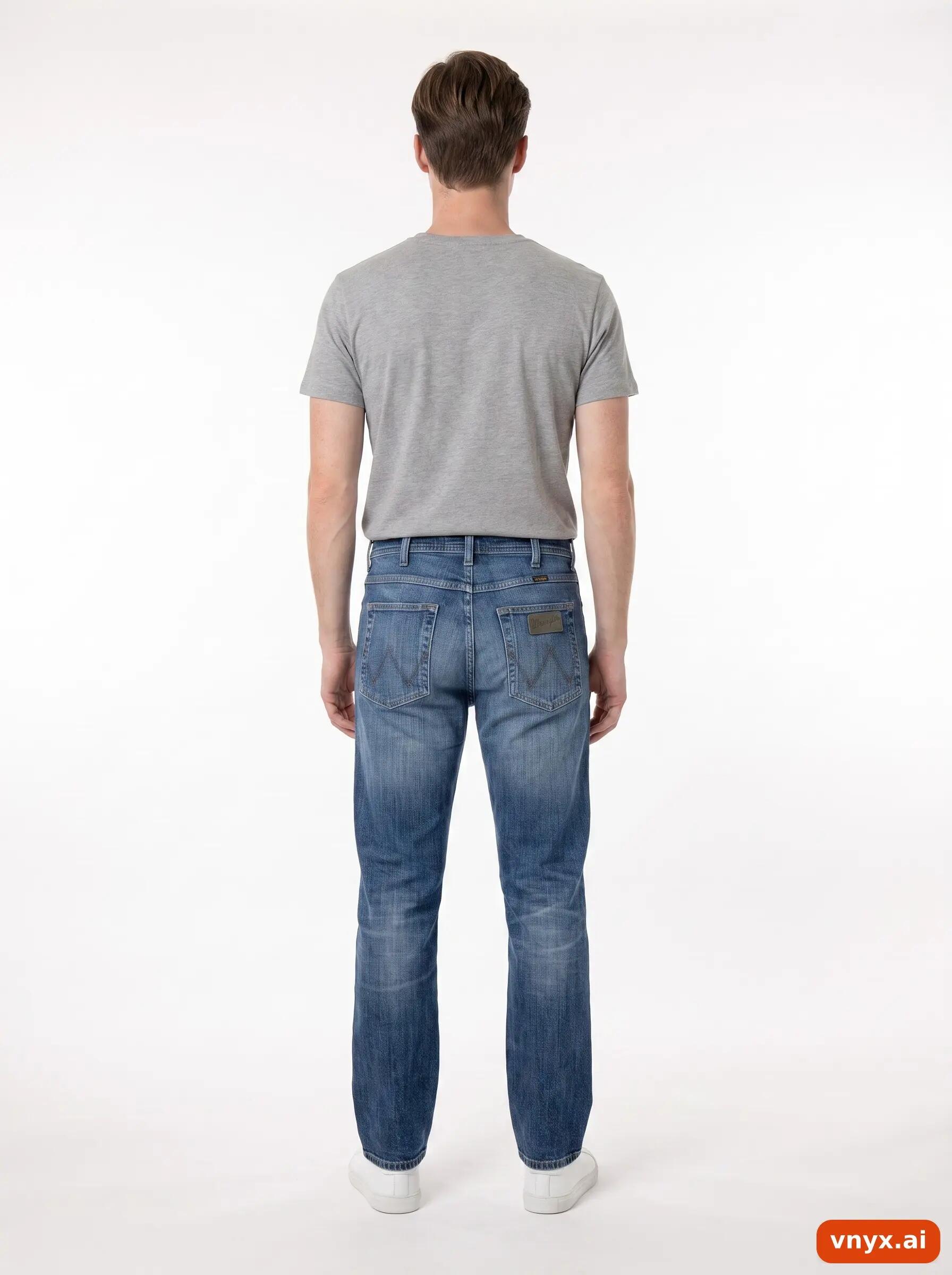 Second Life - Vintage Wrangler Blue Jeans Men W30 L30 4/6
