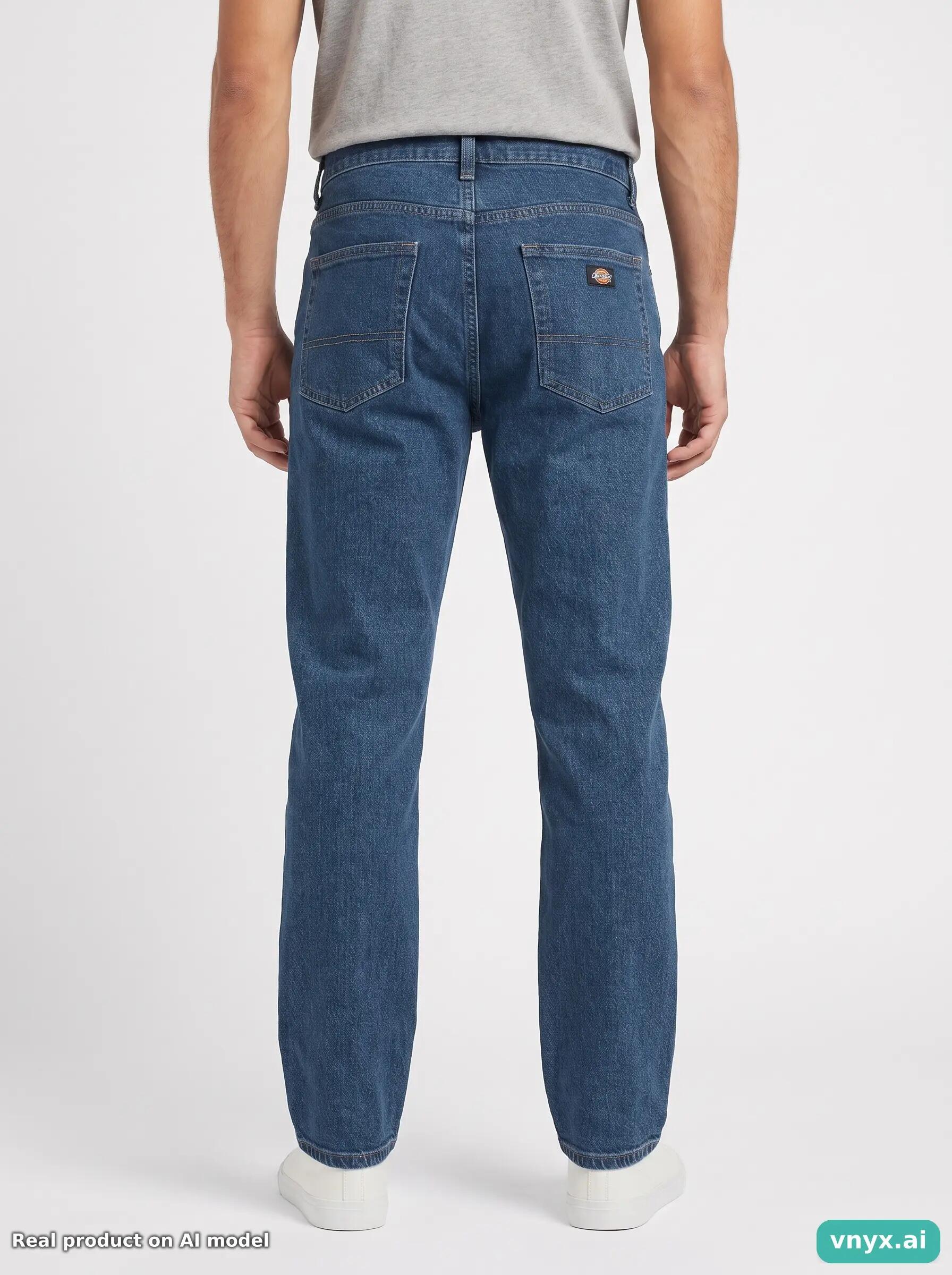 Second Life - Dickies Blue Jeans Men 34x32 2/6