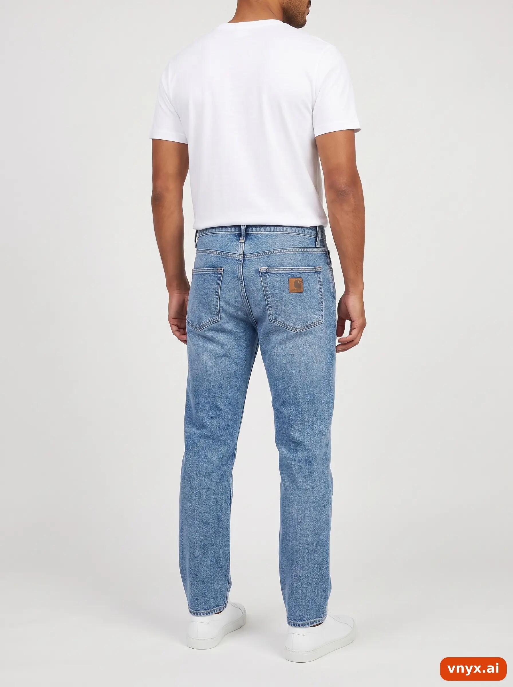 Second Life - Vintage Carhartt Blue Jeans Men W34 L32 2/6