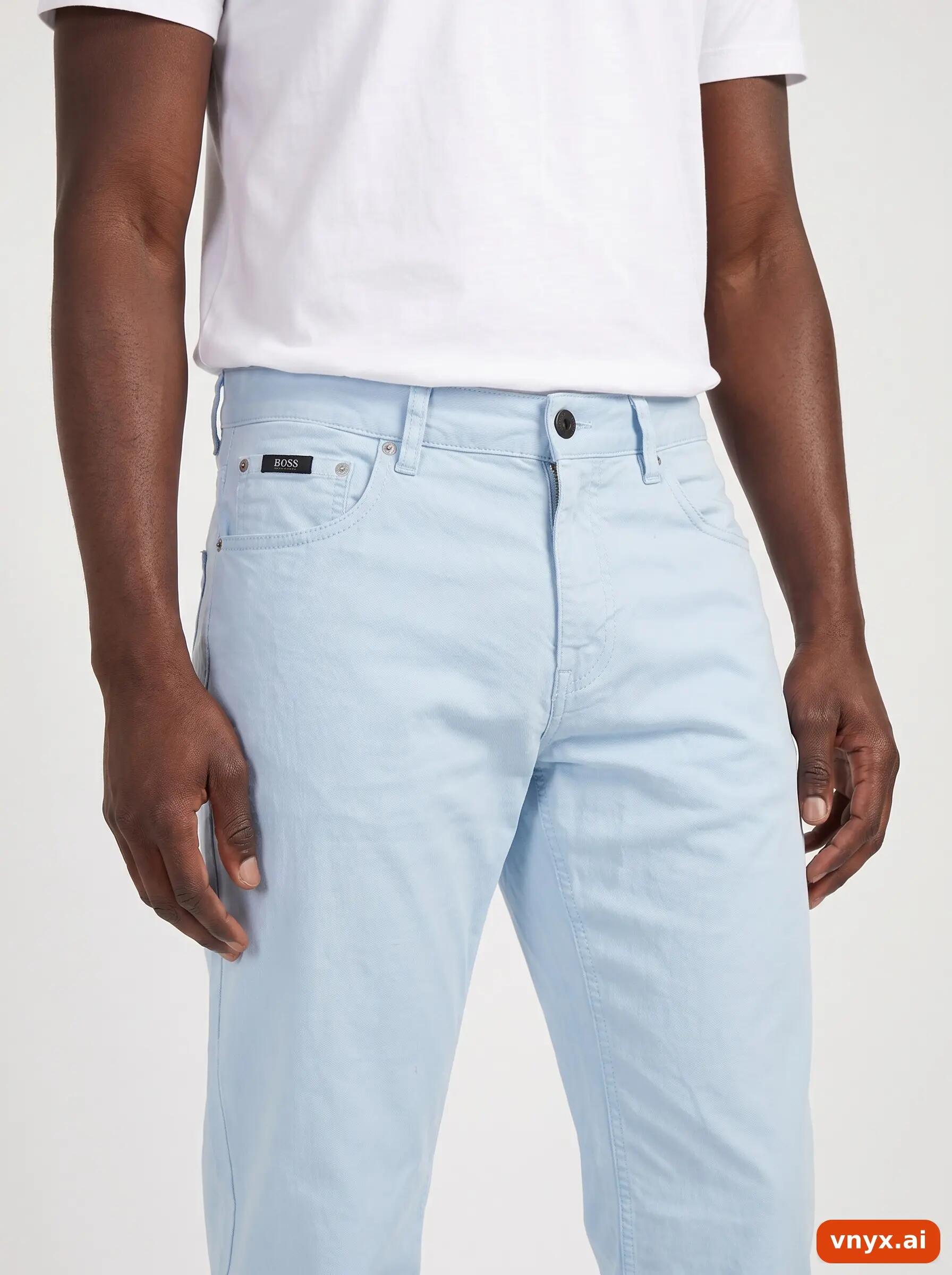 Second Life - Vintage Hugo Boss Blue Chinos Men W33 L36 5/6
