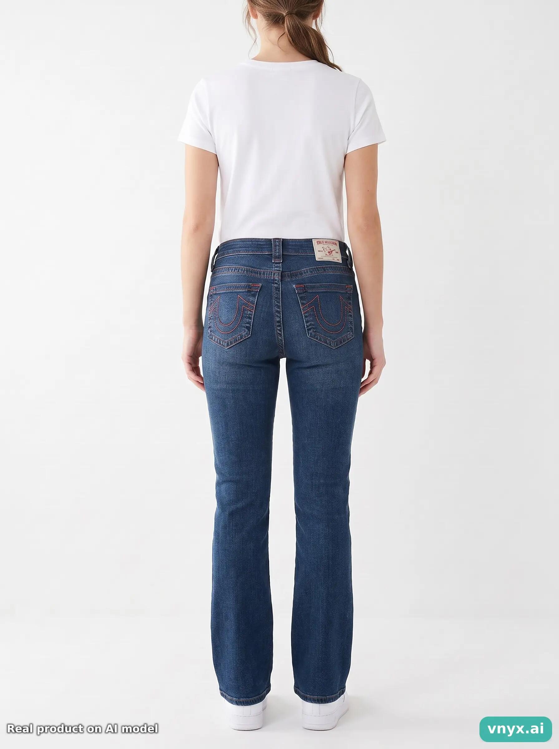 Second Life - Vintage True Religion Blue Jeans Women 28 L28 4/6