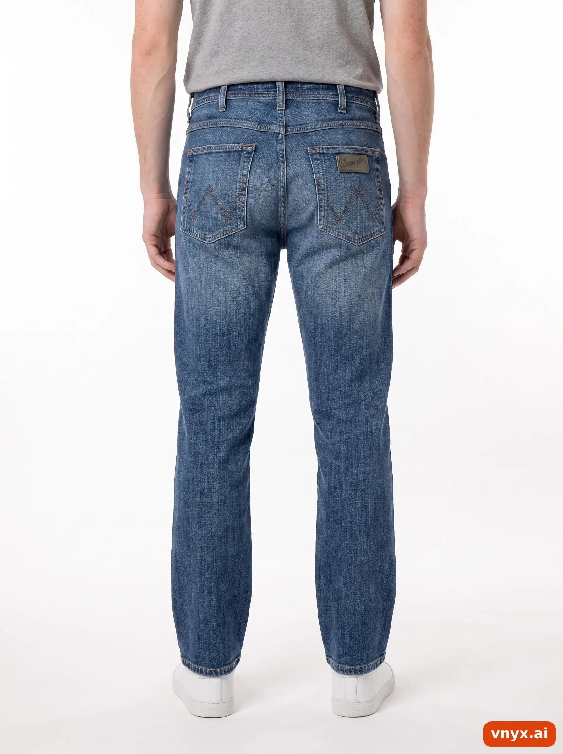 Second Life - Vintage Wrangler Blue Jeans Men W30 L30 2/6